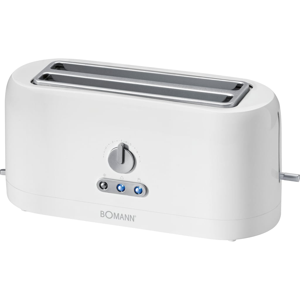 BOMANN 2-in-1-Toaster »TA 245«, 2 lange Schlitze, 1400 W