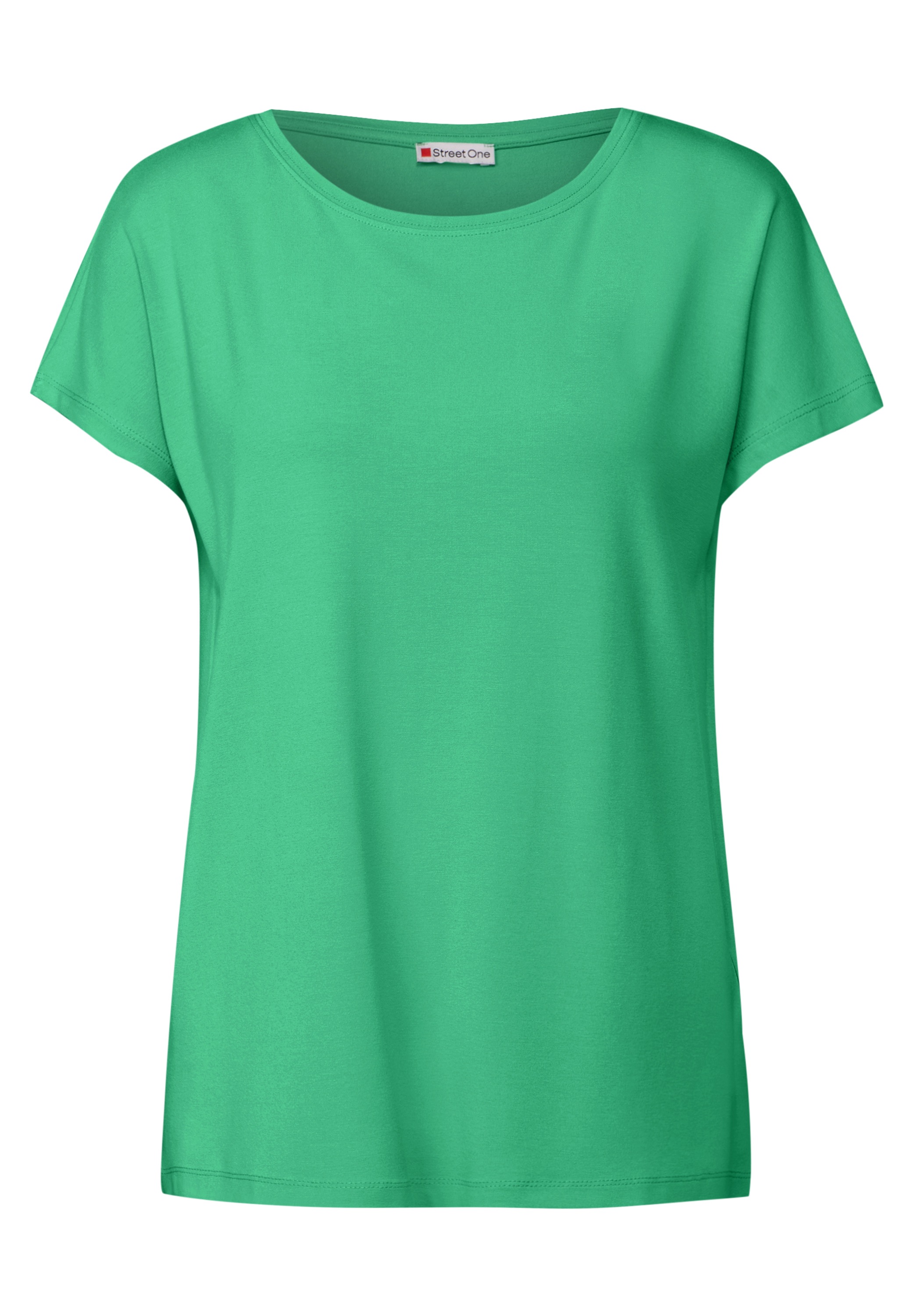 STREET ONE T-Shirt, mit U-Boot-Ausschnitt