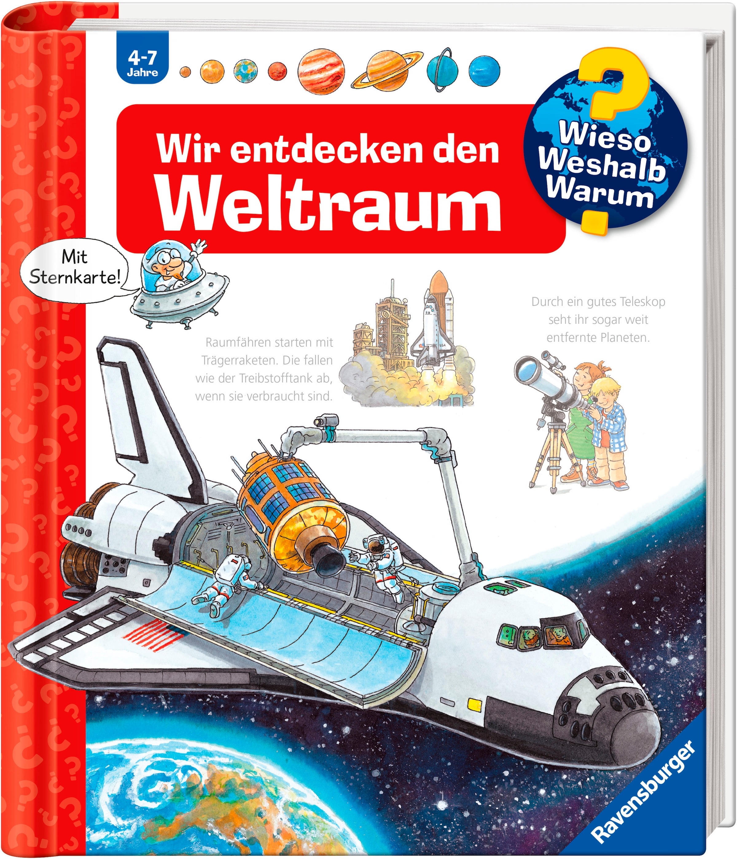 Ravensburger Buch "Wieso? Weshalb? Warum?, Band 32: Wir entdecken den Weltraum", FSC - schützt Wald - weltweit