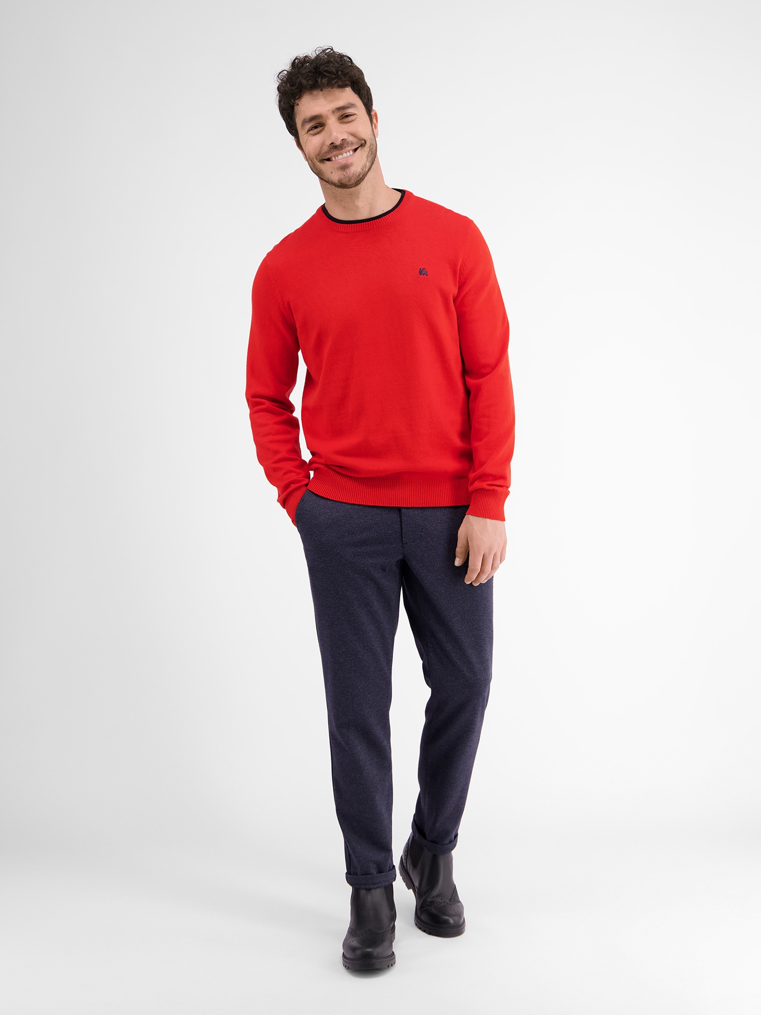LERROS Strickpullover »LERROS V-Neck Pullover mit Kaschmiranteil«