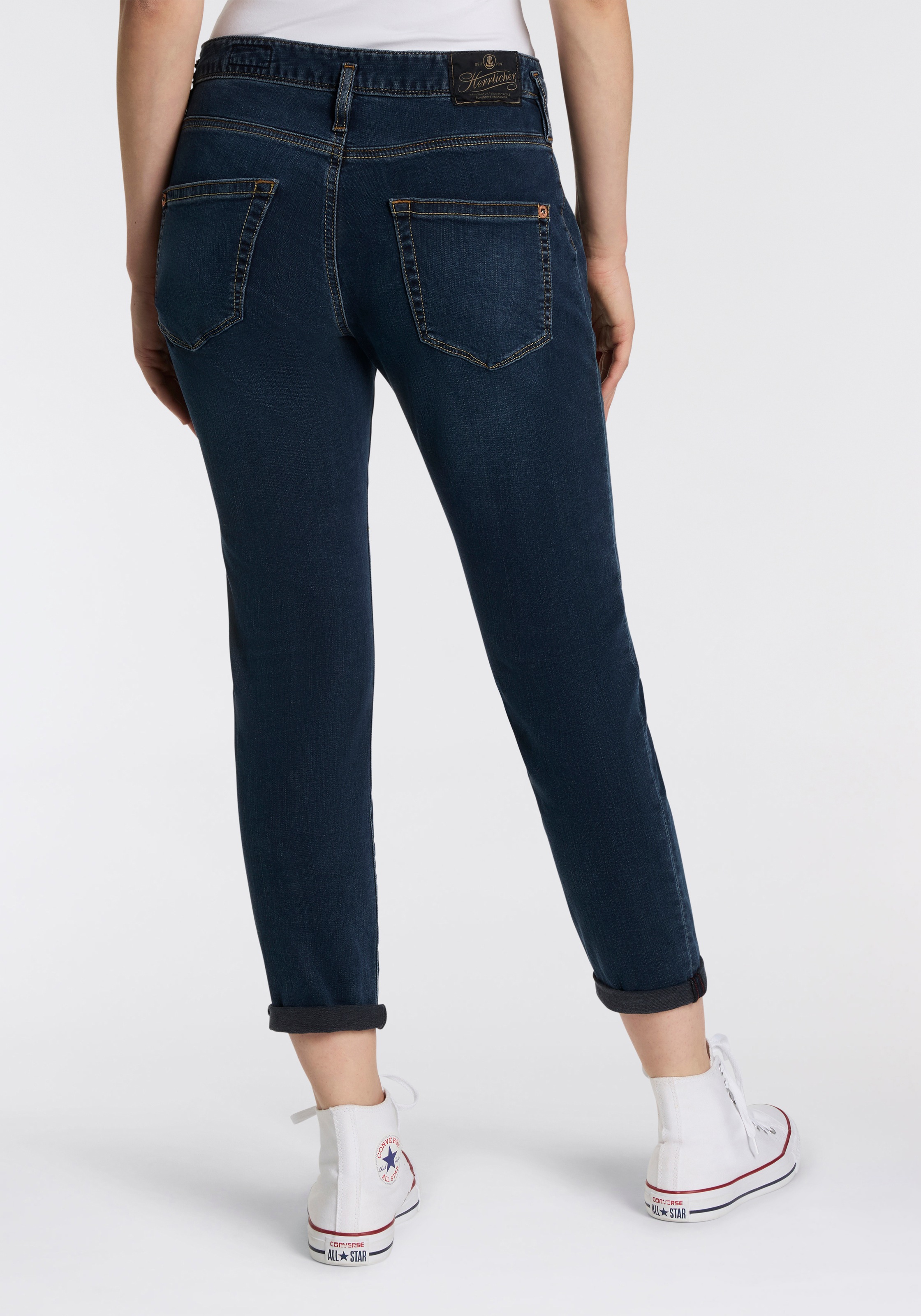 Herrlicher 7/8-Jeans "Shyra Cropped Denim Stretch", mit halb verdeckter Kno günstig online kaufen
