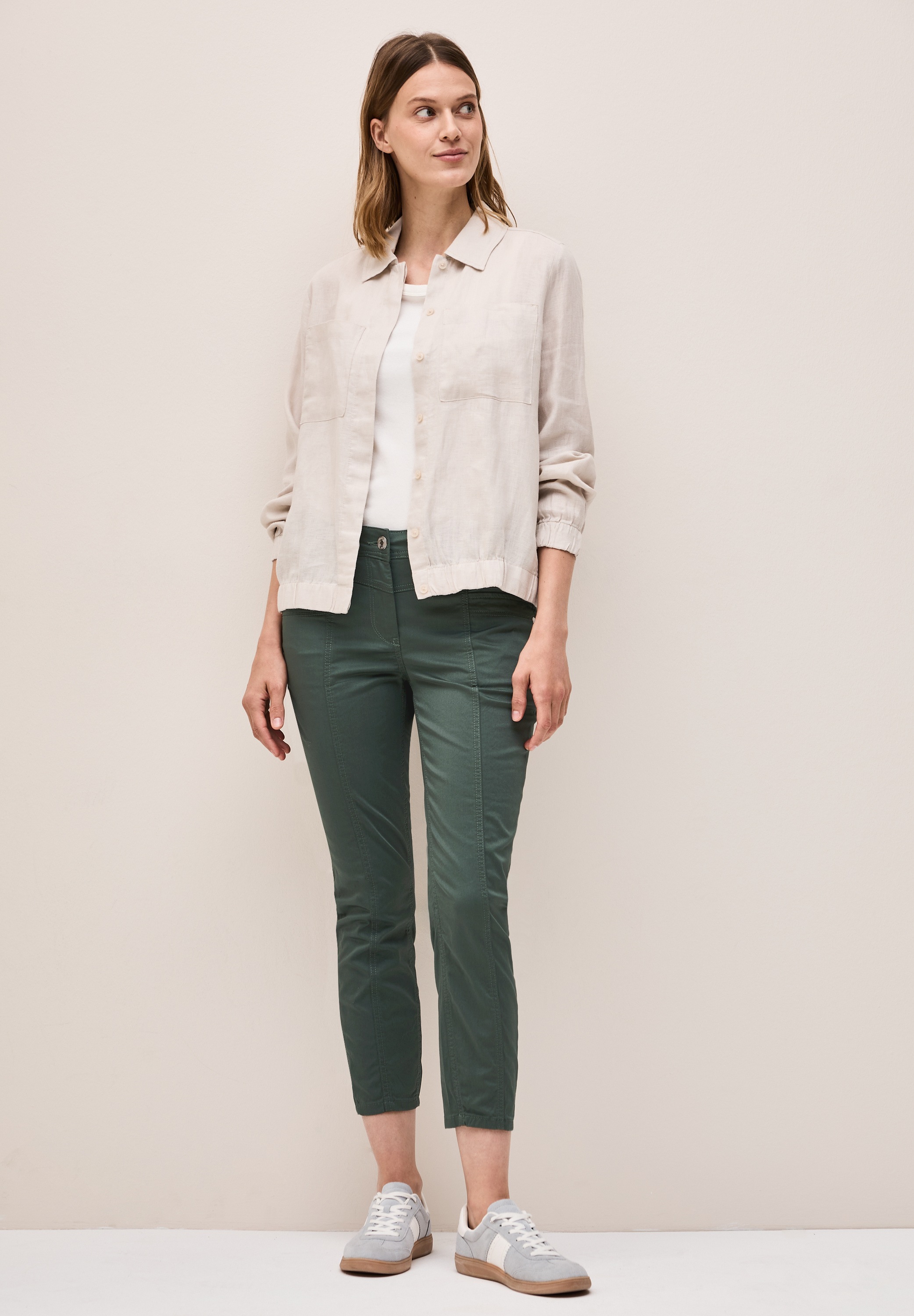 Thumbnail - Cecil 7/8-Hose aus Baumwolle mit Stretchanteil