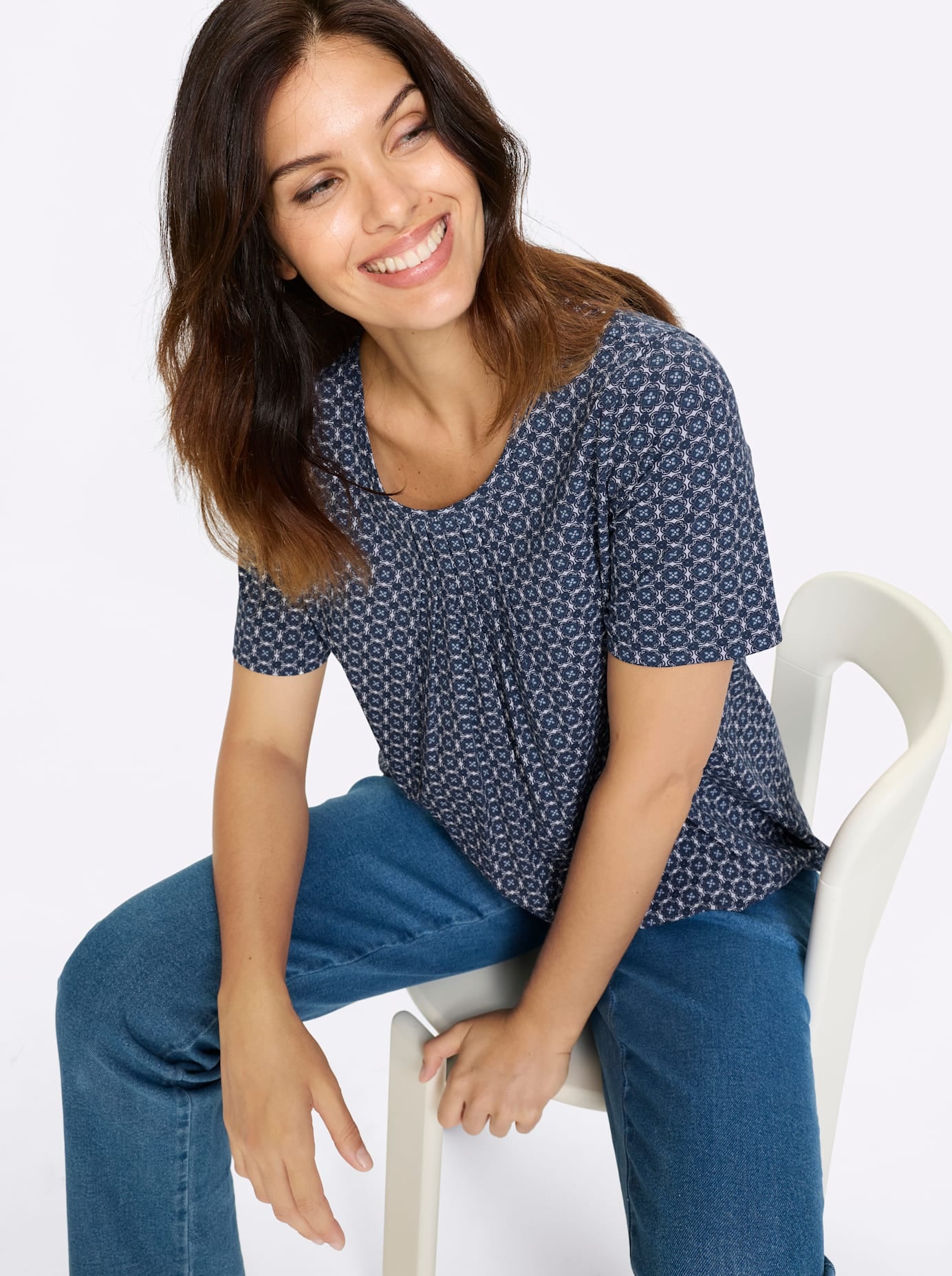 Classic Basics Print-Shirt »Kurzarm-Shirt« 1 tlg. tlg.