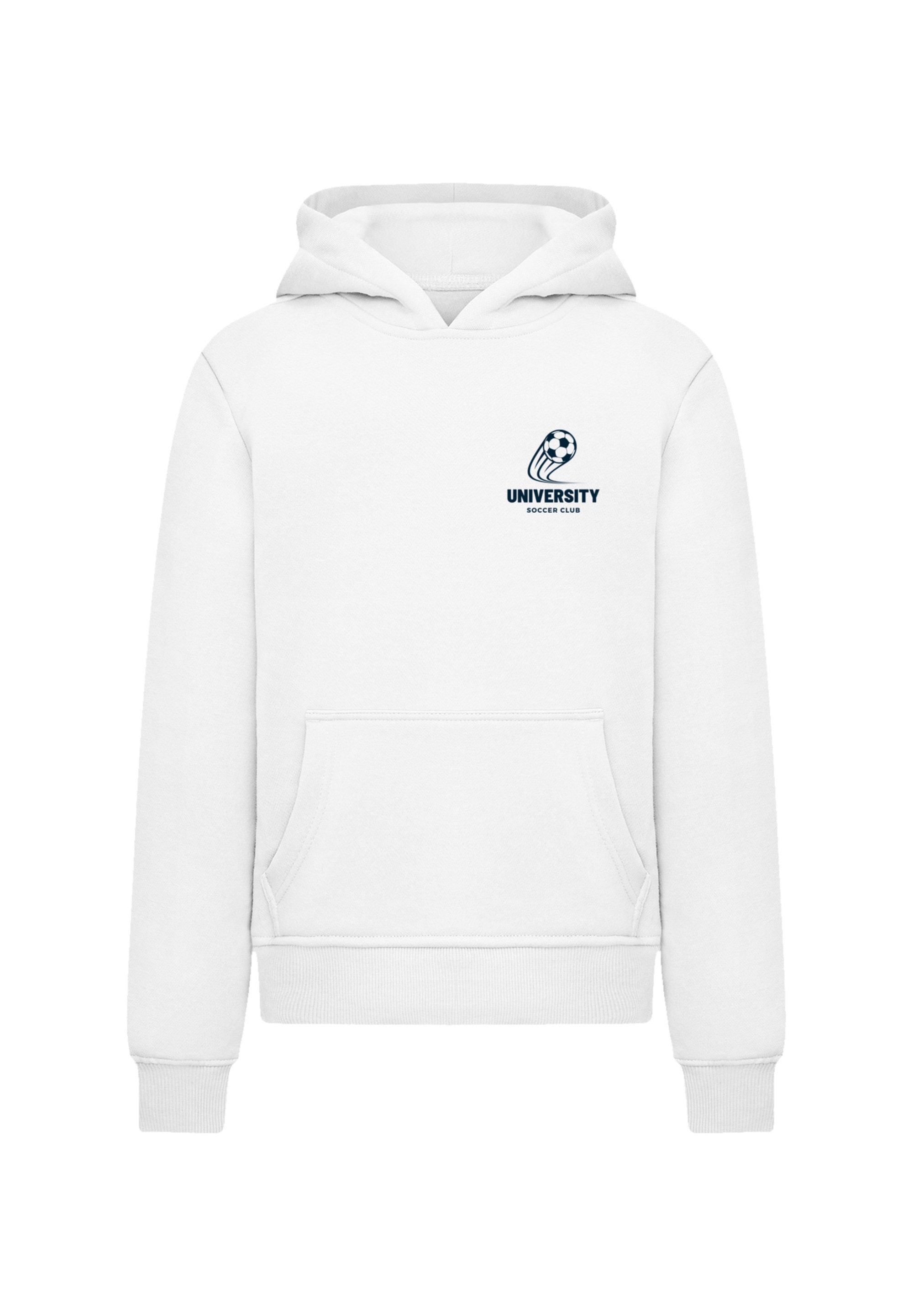 F4NT4STIC Kapuzenpullover »University Soccer Club Classic Minimalist«, Premium Qualität