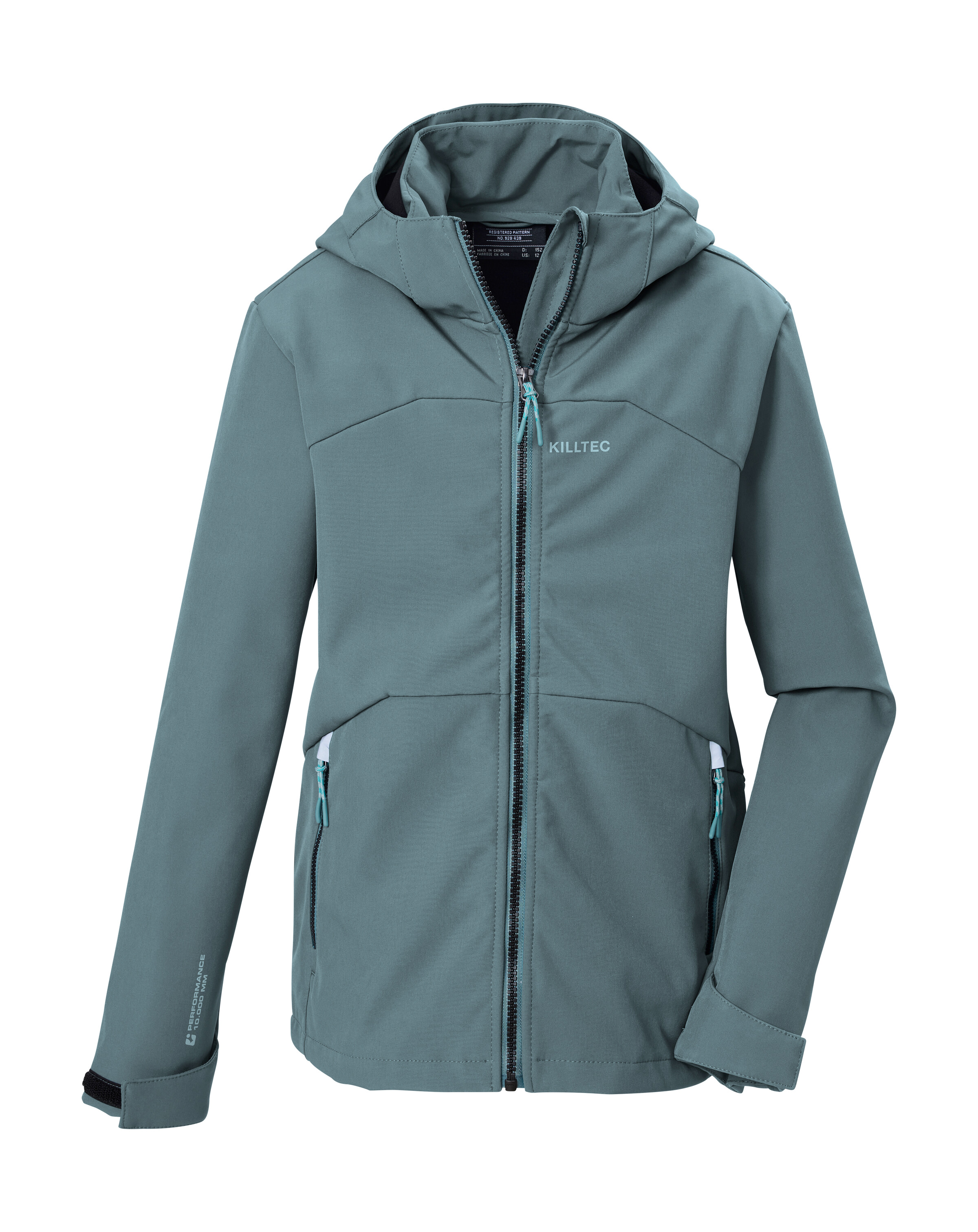 Killtec Softshelljacke "KOW 176 BYS SFTSHLL JCKT" Wind- und wasserabweisende Kinderjacke mit Fleece und Kapuze