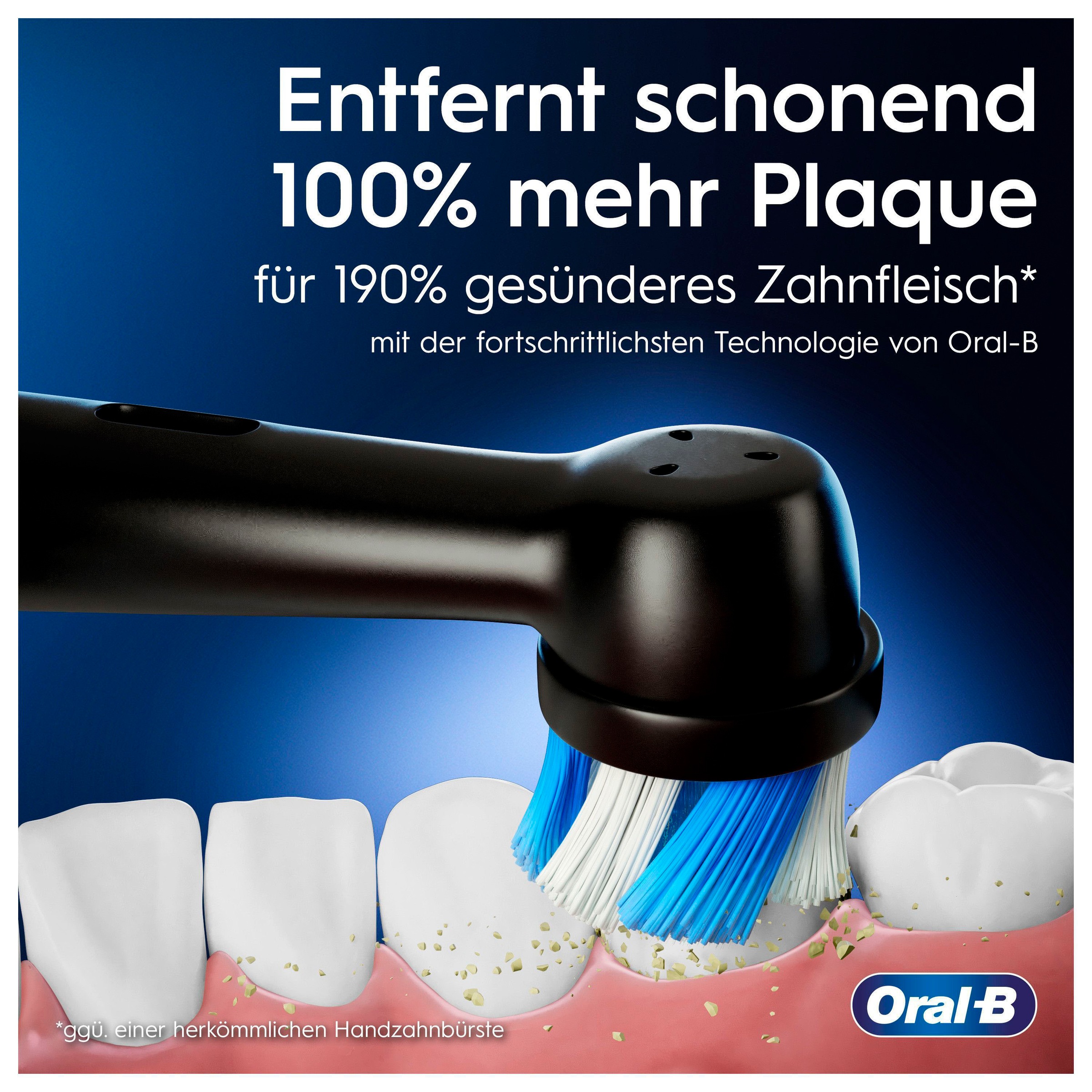 Oral-B Elektrische Zahnbürste »iO 8«, 2 St. Aufsteckbürsten, mit Magnet-Technologie, 6 Putzmodi, Farbdisplay & Reiseetui