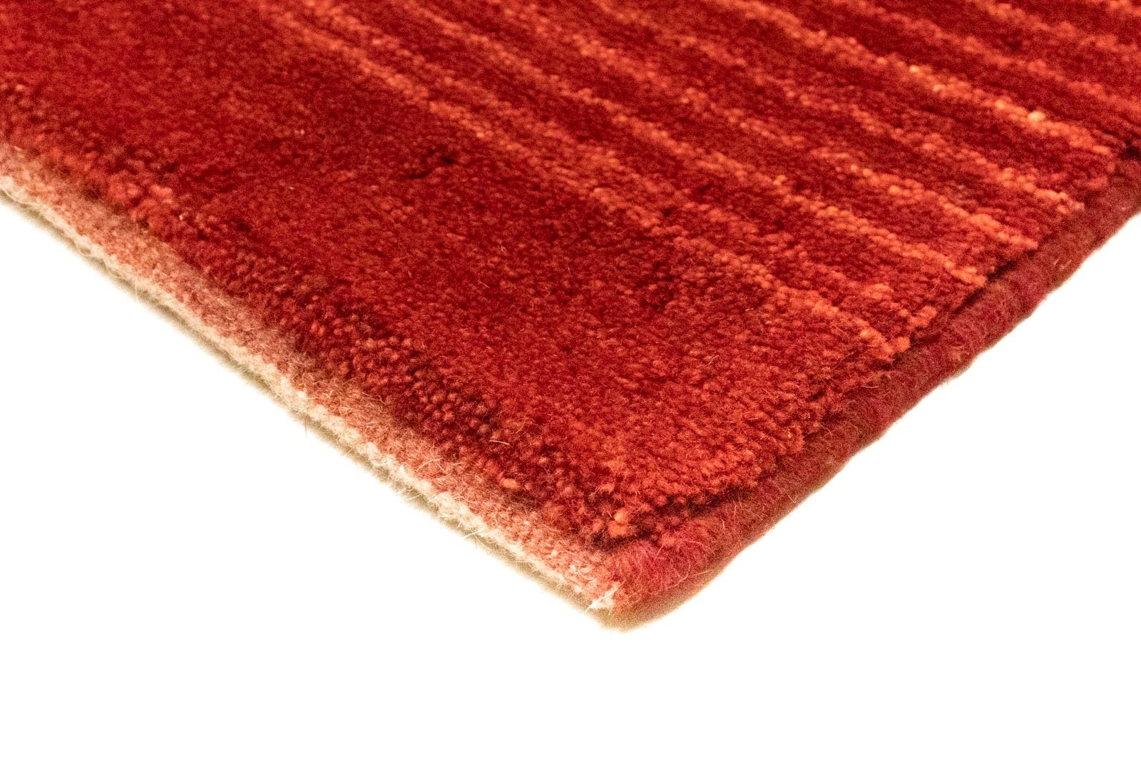 morgenland Wollteppich »Gabbeh Teppich handgeknüpft handgeknüpft rechteckig, BAUR | rot«