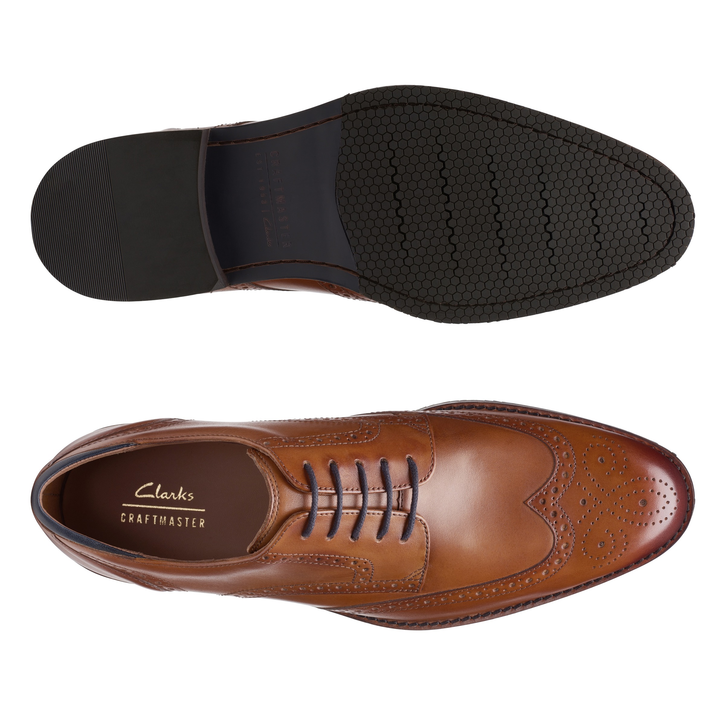 Clarks Budapester »Craft Arlo Limit«, Business Schuh, Schnürschuh mit Softfußbett
