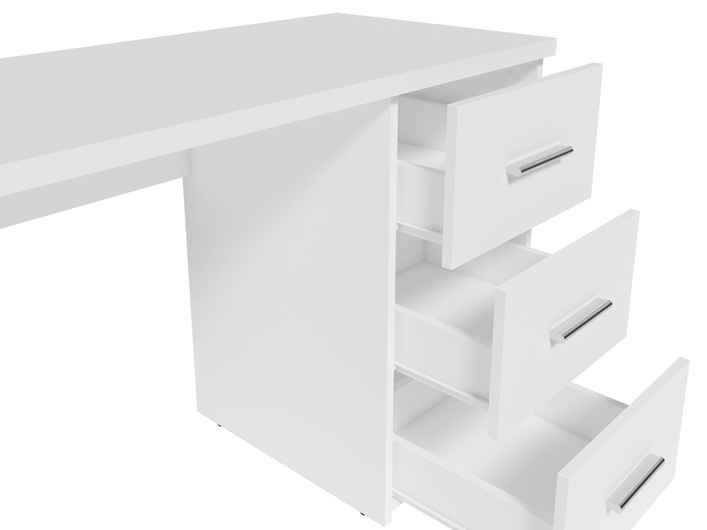 INOSIGN Schreibtisch »Zion«, Computertisch mit 3 Schubladen, Breite 120 x 50 cm
