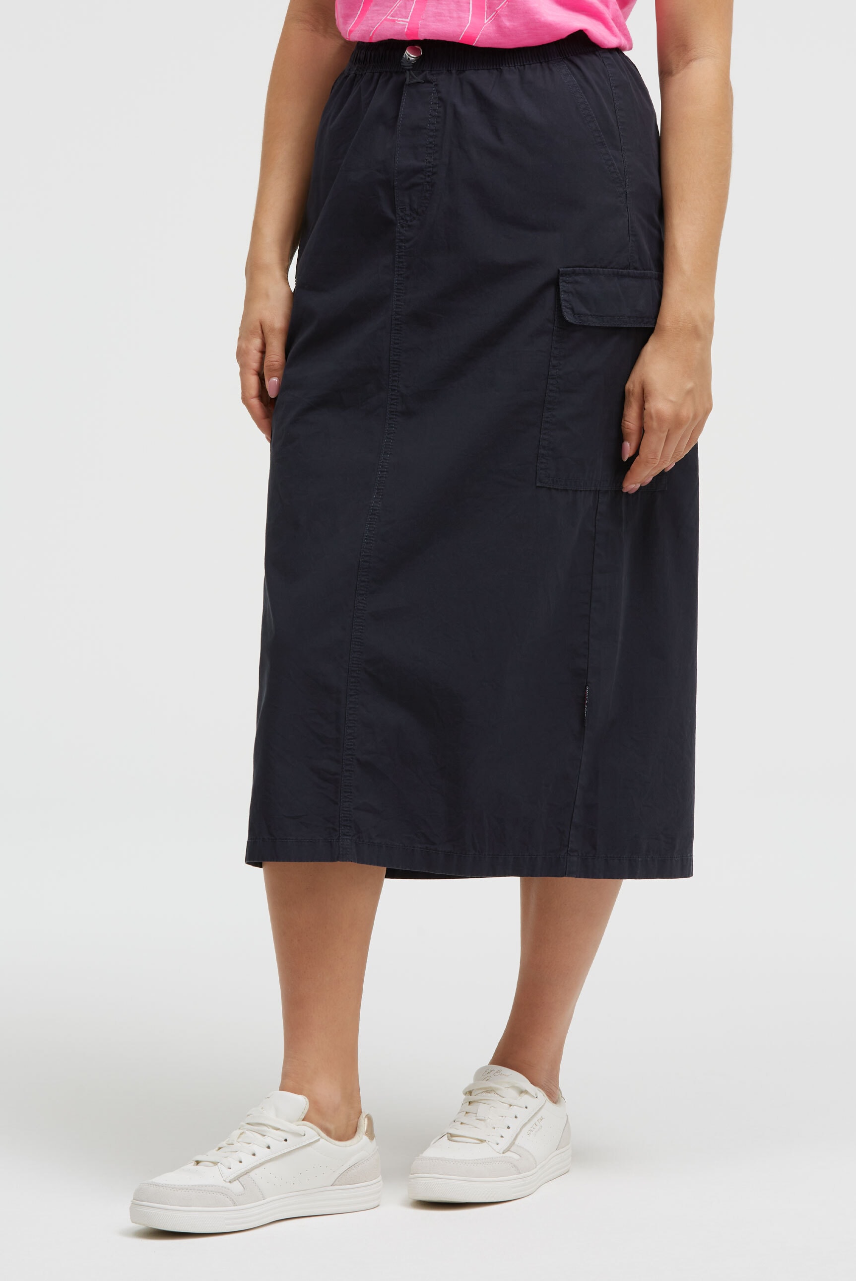 SOCCX Sommerrock mit verstellbarem Elastikbund günstig online kaufen