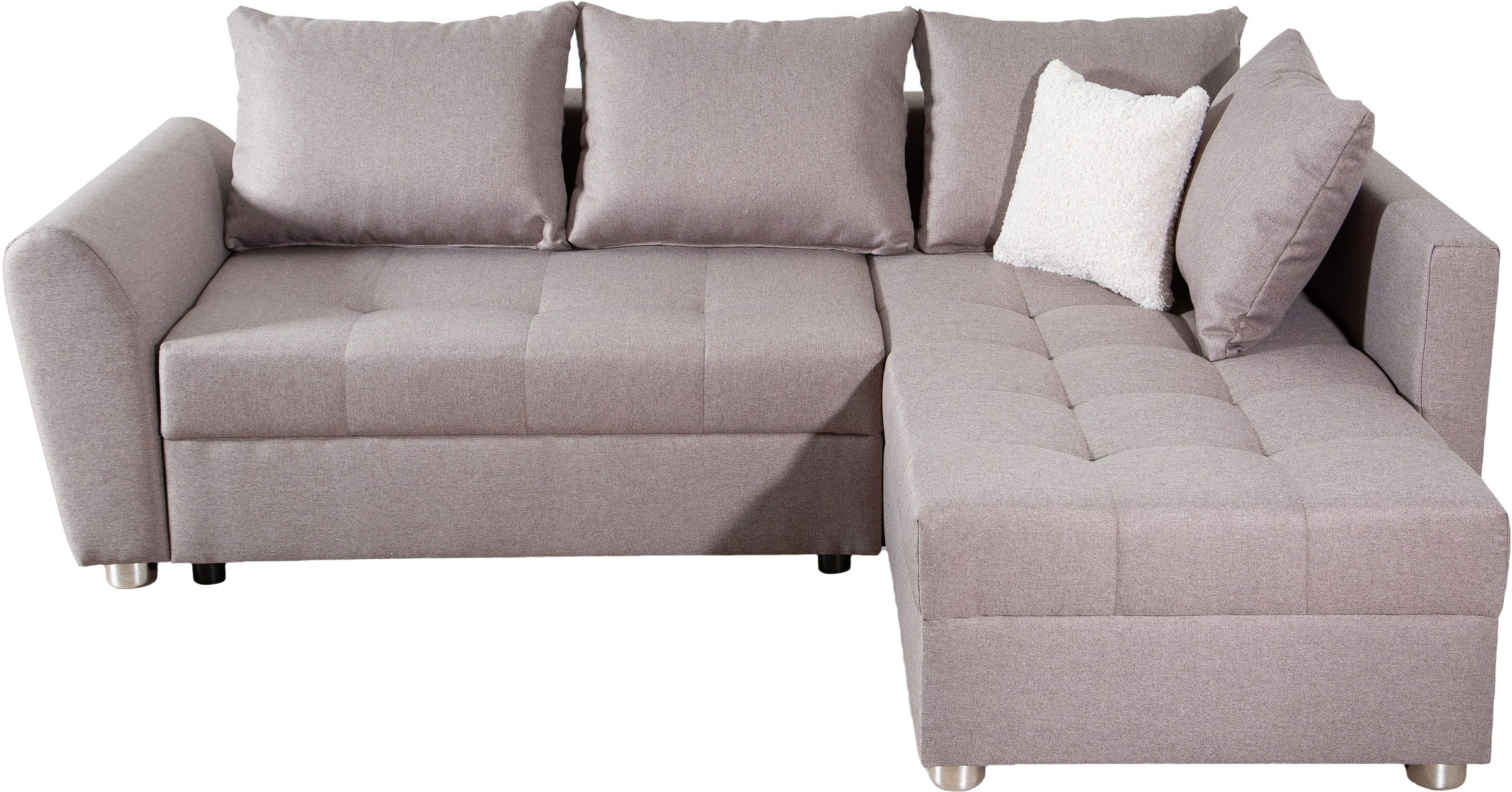 COLLECTION AB Ecksofa "Jana L-Form", inkl. Bettfunktion,Bettkasten und Bonn günstig online kaufen