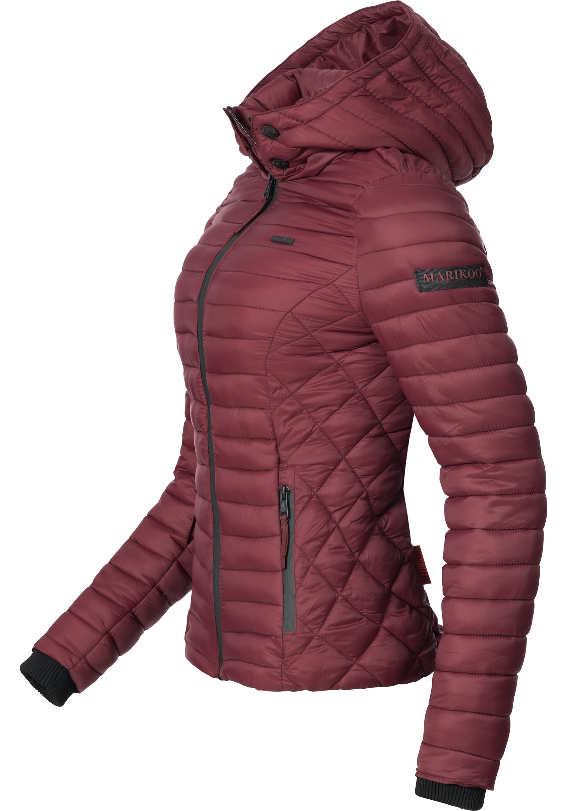 Marikoo Steppjacke »Samtpfote«, mit Kapuze, ultraleichte Übergangsjacke mit Kapuze