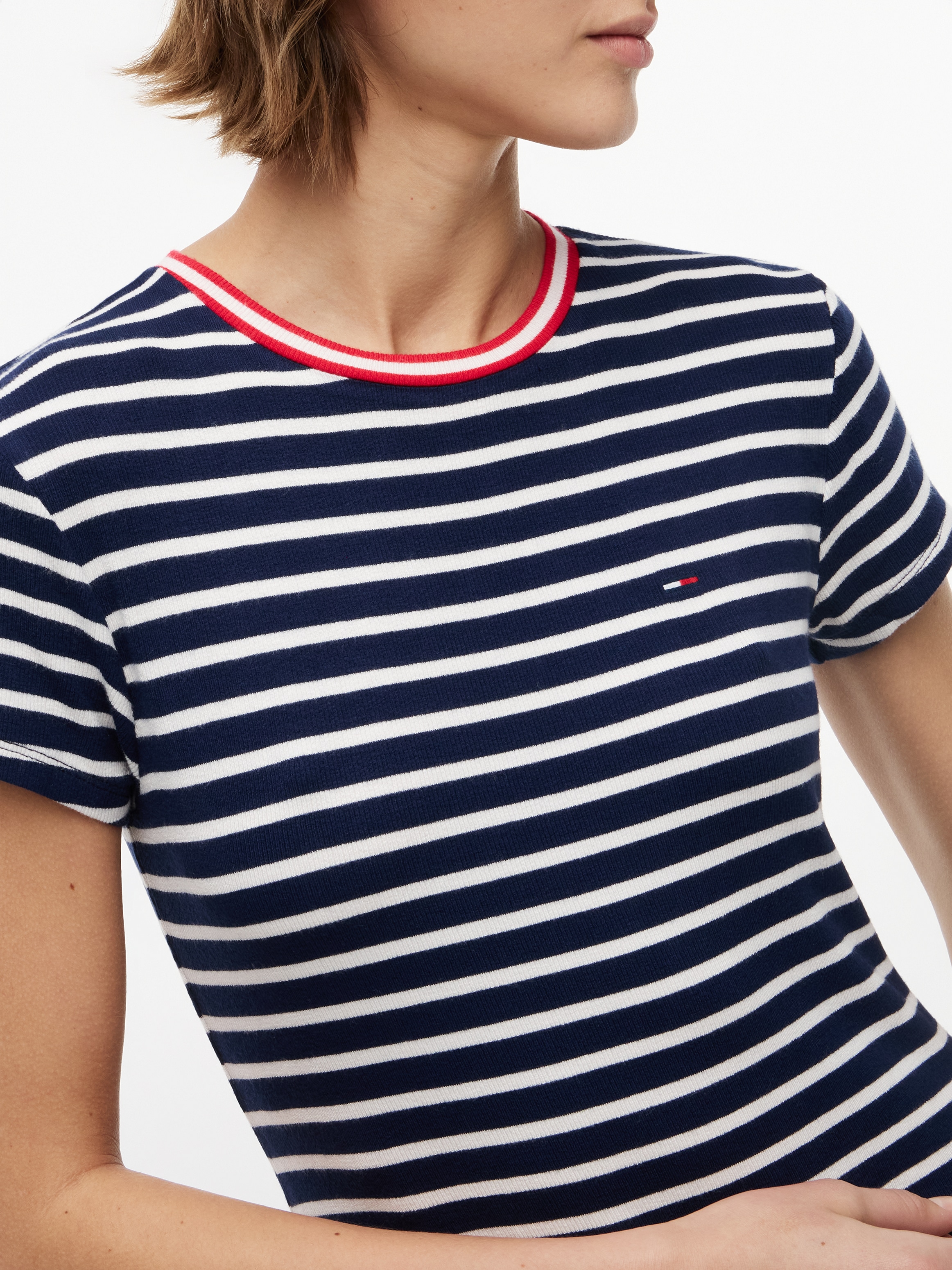 Tommy Jeans Minikleid »TJW F&F JERSEY DRESS« Viskosemischung