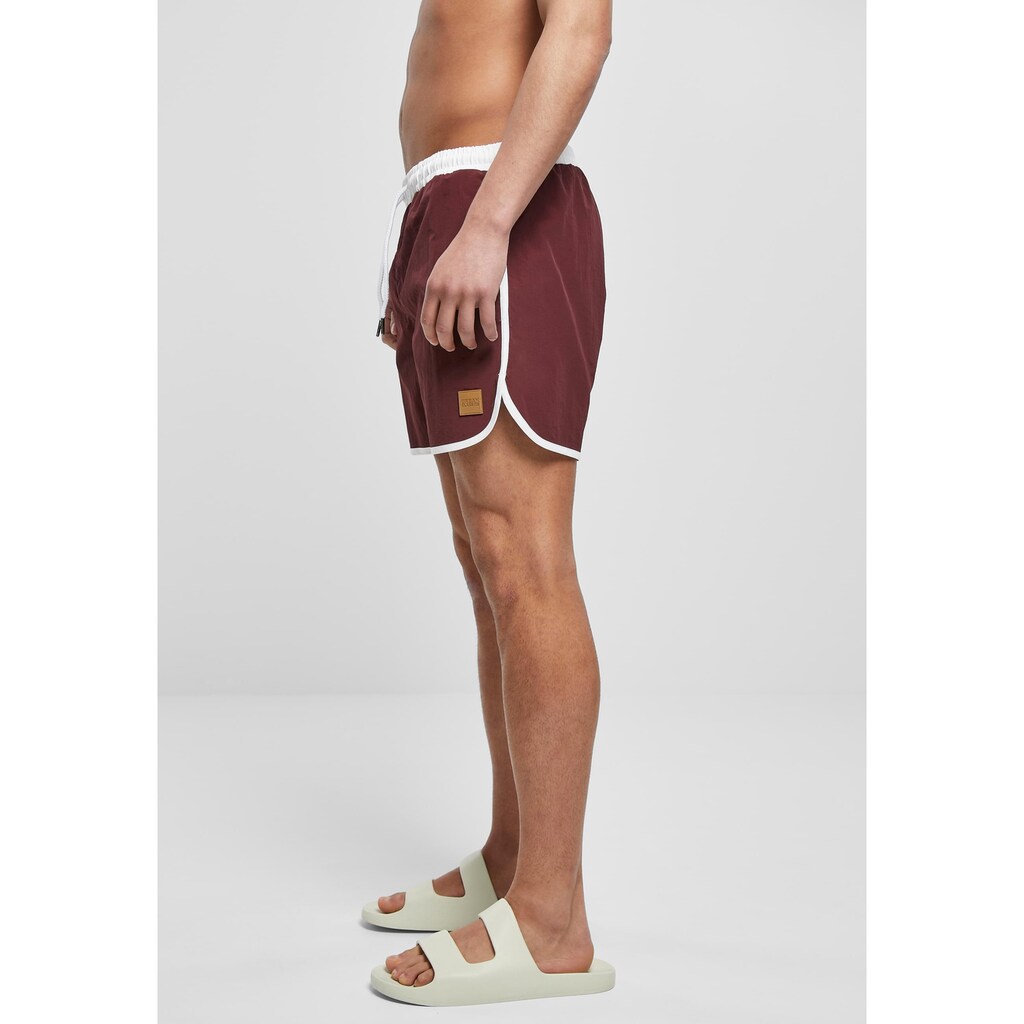 URBAN CLASSICS Badeshorts »Urban Classics Herren Retro Swimshorts«