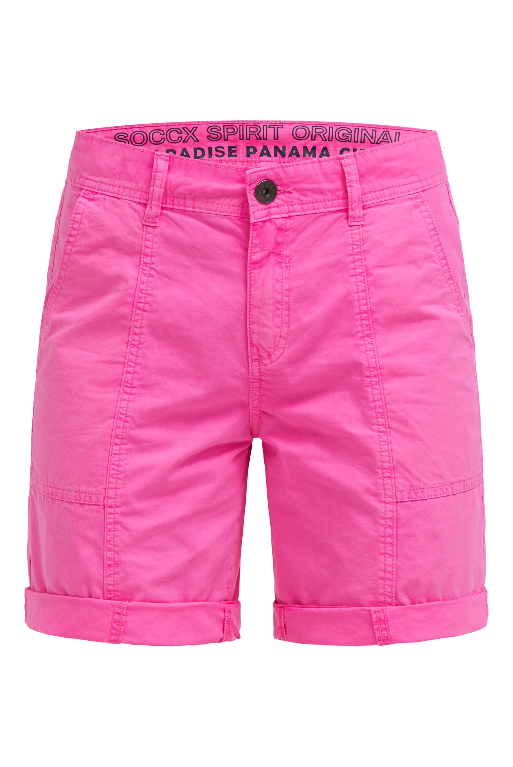 SOCCX Shorts  mit Turn-Up-Saum