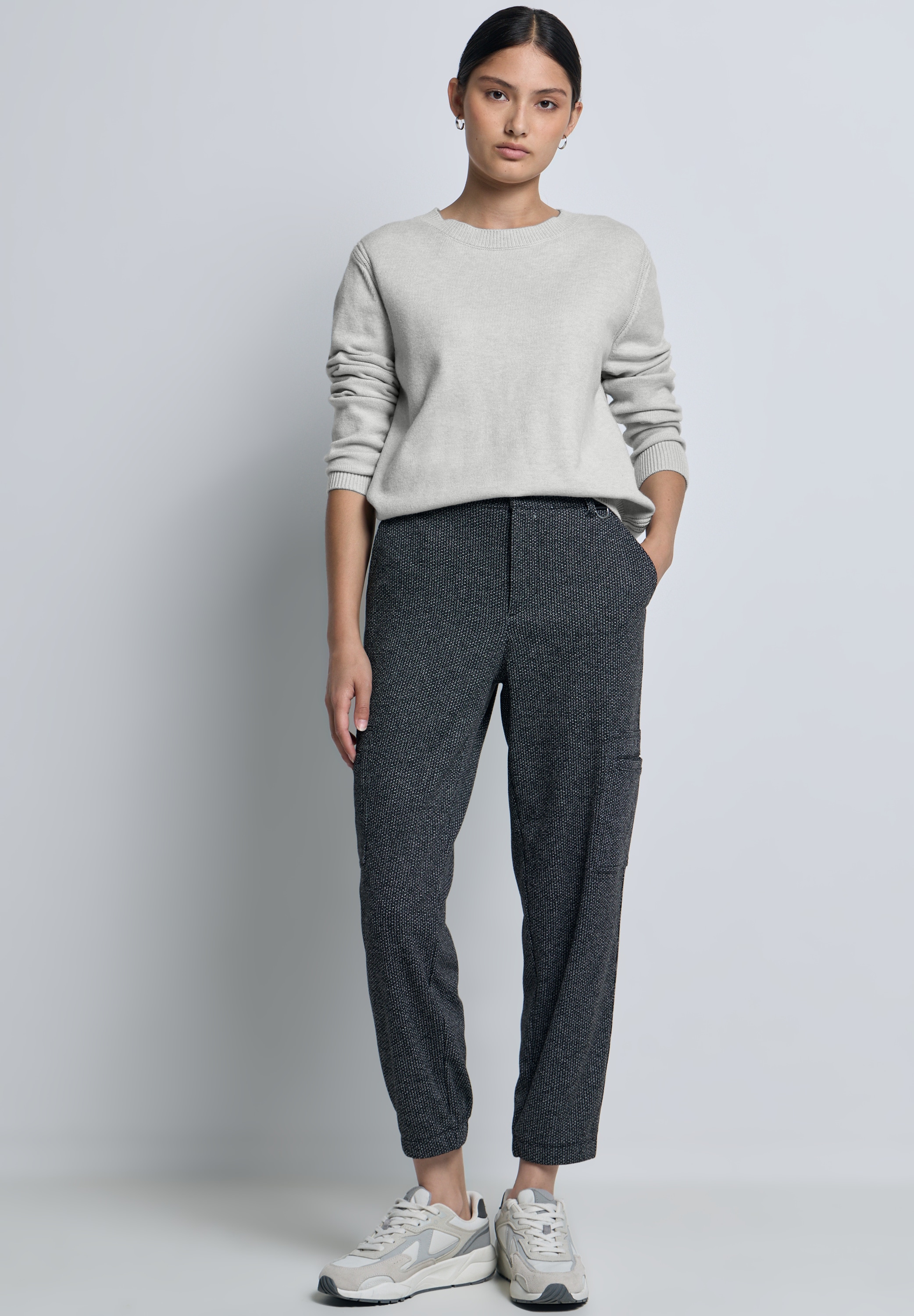 STREET ONE STUDIO Strickpullover, aus softem Materialmix