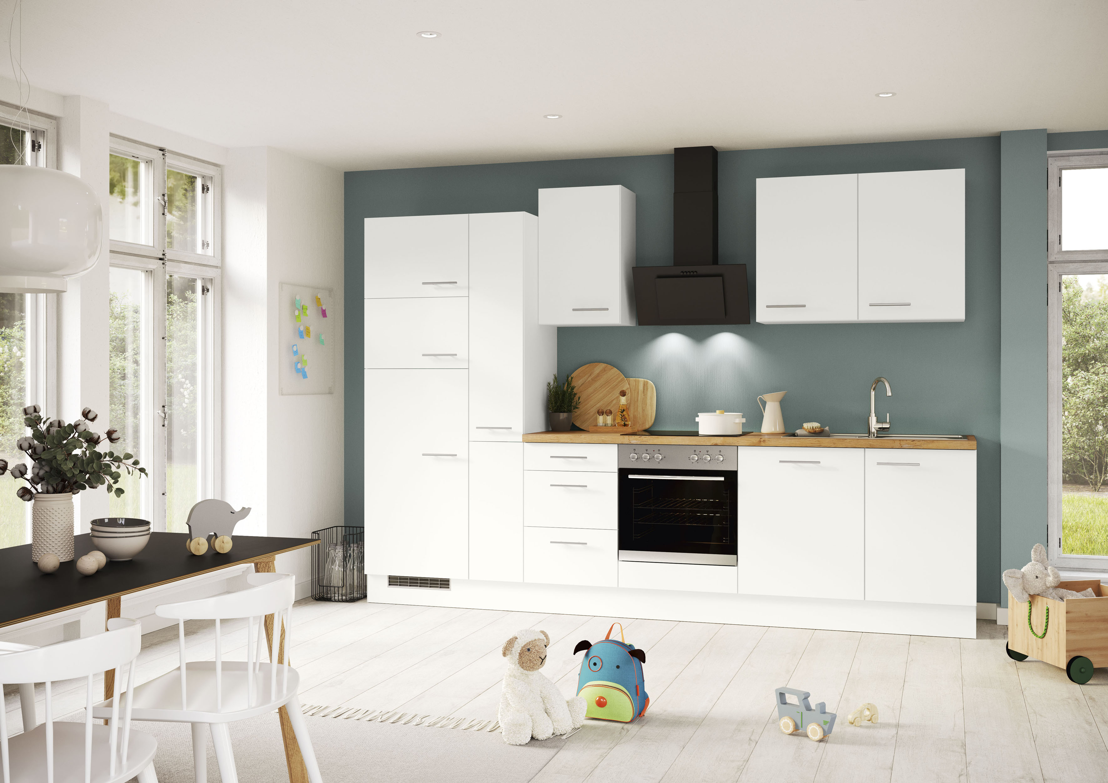 IMPULS KÜCHEN Auszugsunterschrank weiß... IMPULS KÜCHEN Auszugsunterschrank weiß...