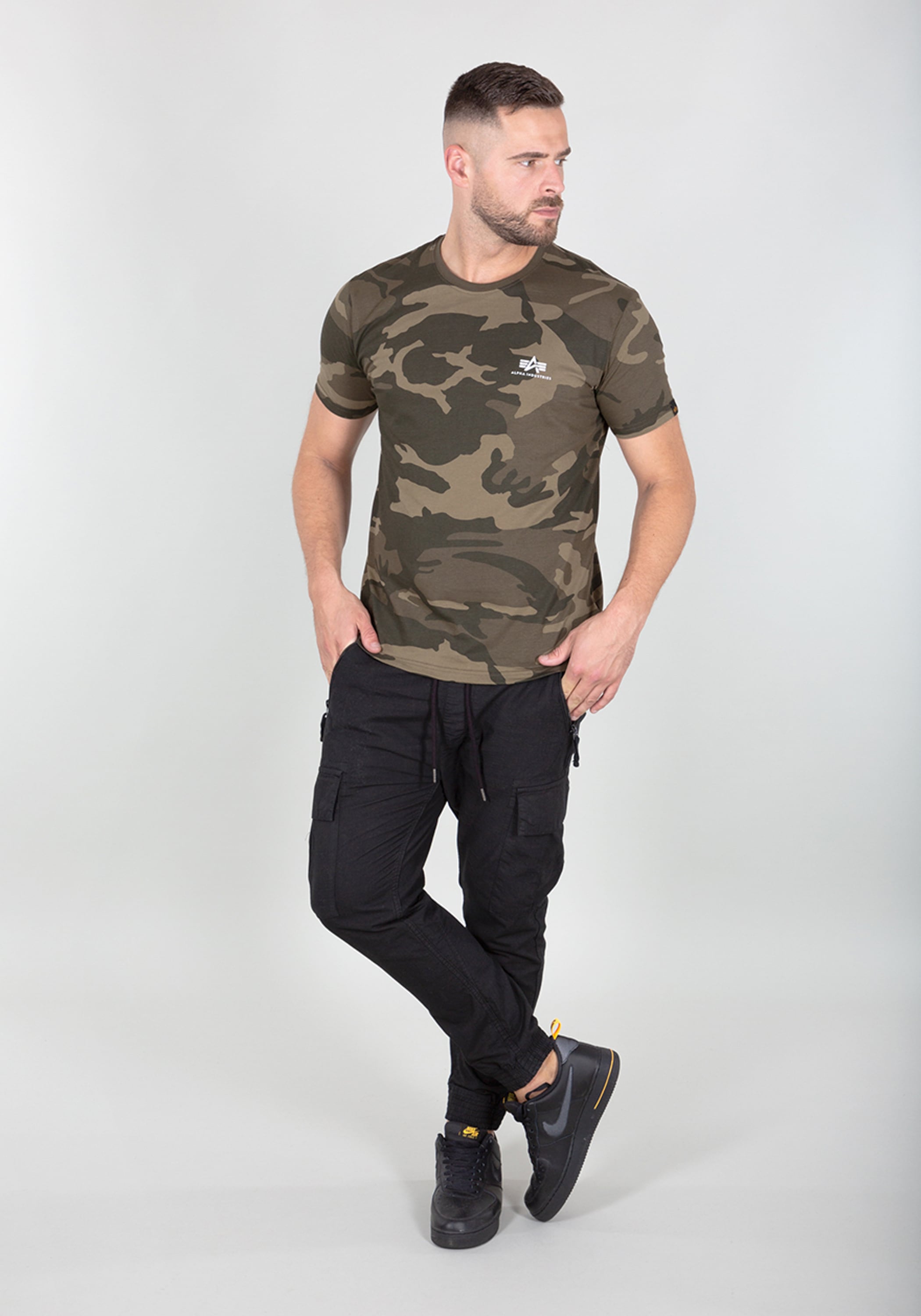 Alpha Industries T-Shirt »Basic T-Shirt SL Camo«