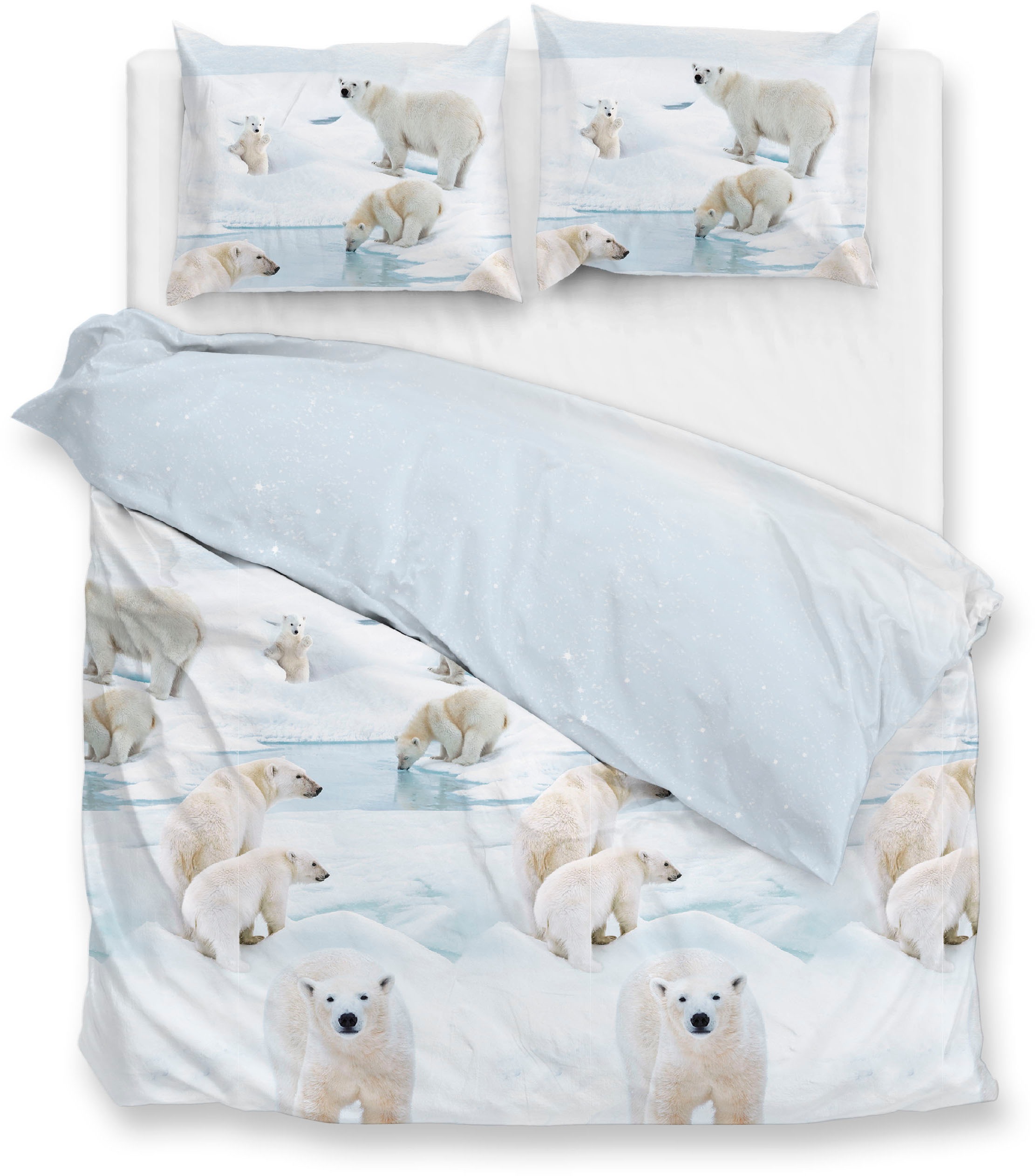 ZO HOME Bettwäsche "Polare" 1 Stk. Bettwäsche aus 100% Baumwolle, hochwertige Flanell