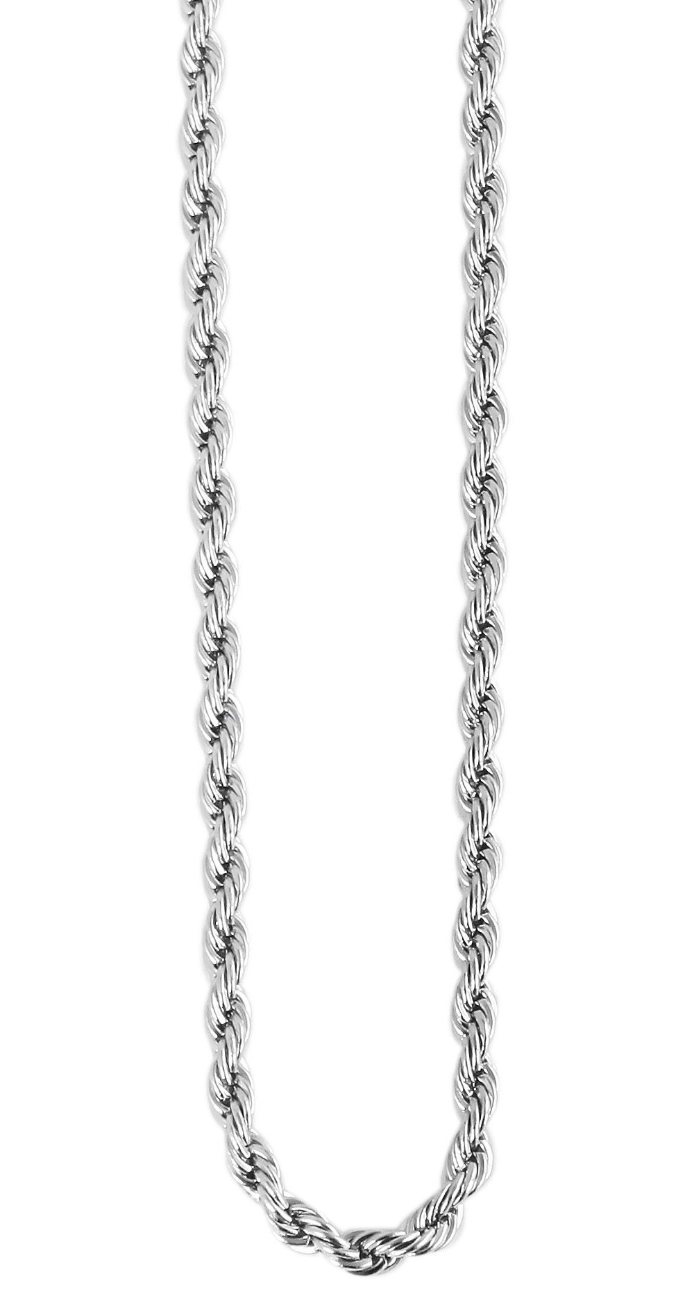 Adelia´s Kette ohne Anhänger »Unisex Halskette – Kordelkette aus Edelstahl« Ein Geschenk, das Freude macht