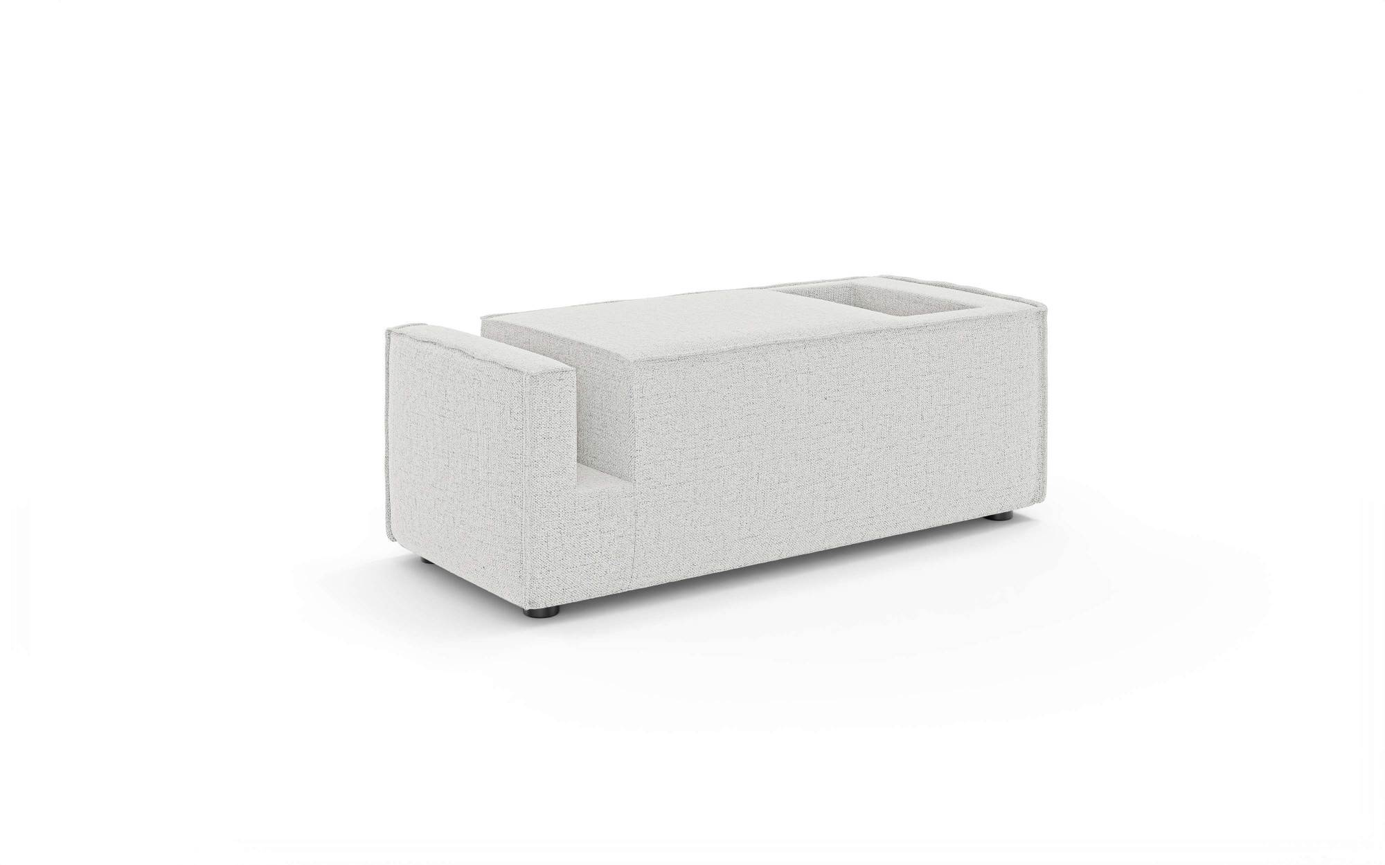 OTTO home Sofaelement »HAILY Tisch für das Modulsofa, Maße B/T/H: 45/100/37 cm« als Modul oder separat verwendbar, mit Steckfach und Ablagefläche