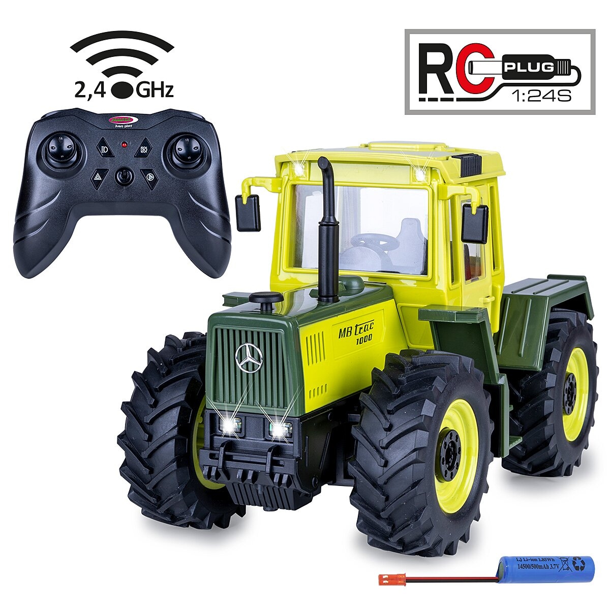 Jamara RC-Auto »Mercedes-Benz MB-trac 1000 1:24S-Plug 2,4 GHz«