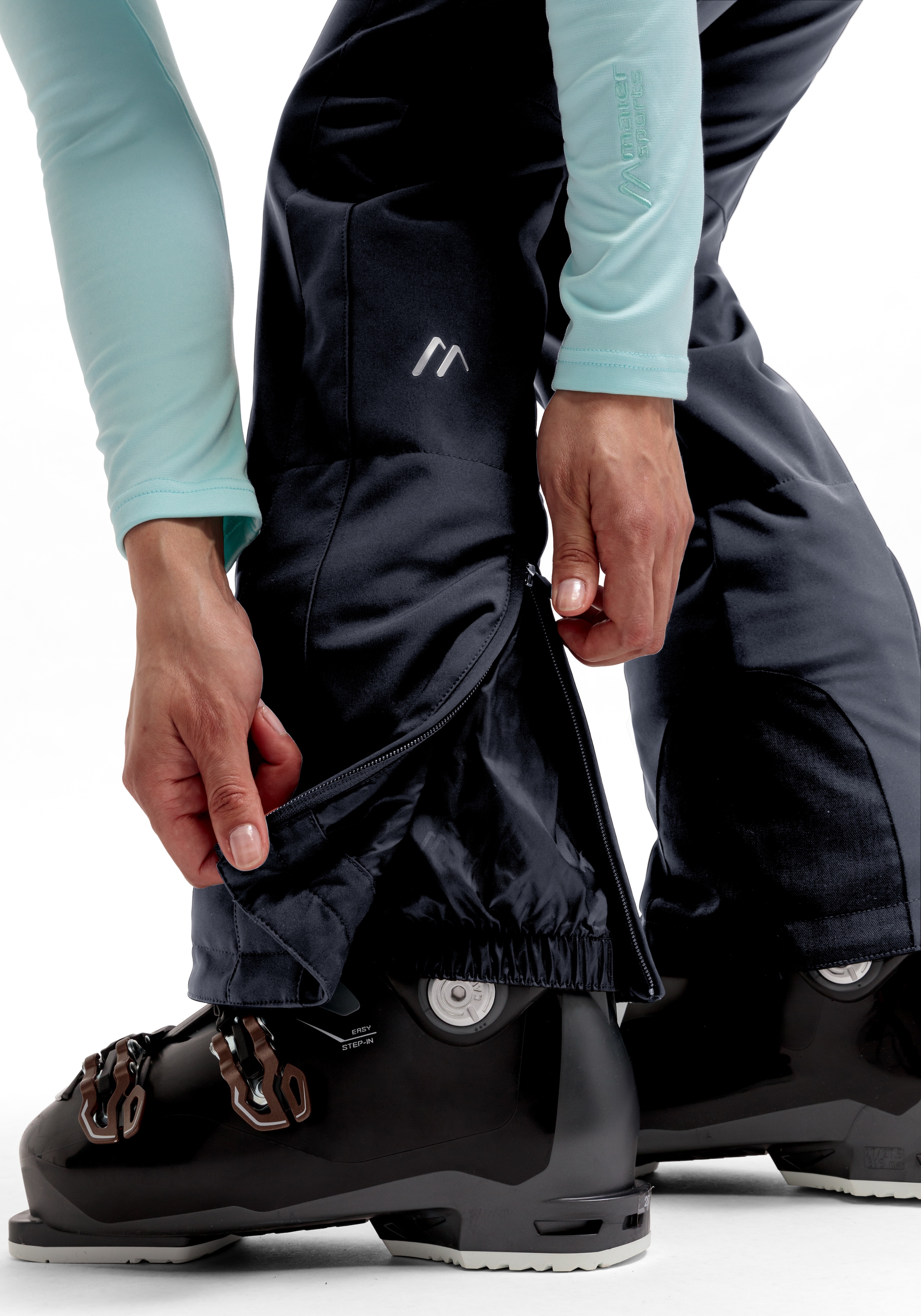 Maier Sports Skihose »Mary 2.0«, Damen Softshellhose, atmungsaktiv und winddicht, Slim Fit