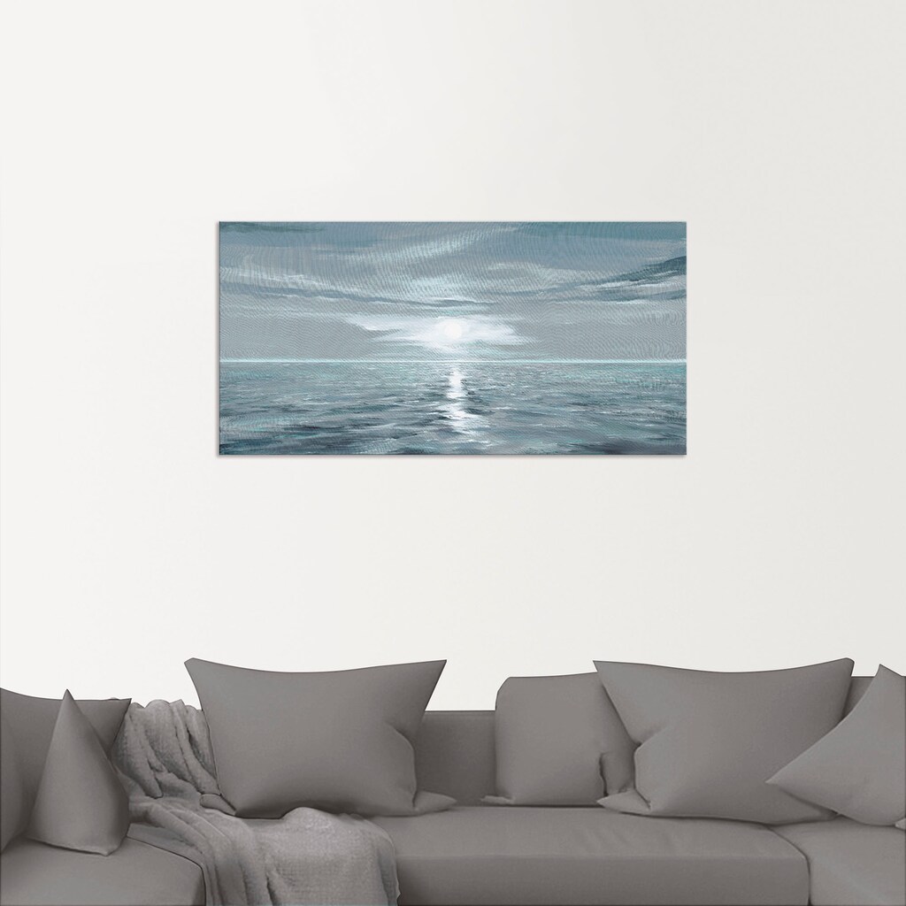 Artland Wandbild »Eisblaues Meer«, Gewässer, (1 St.)