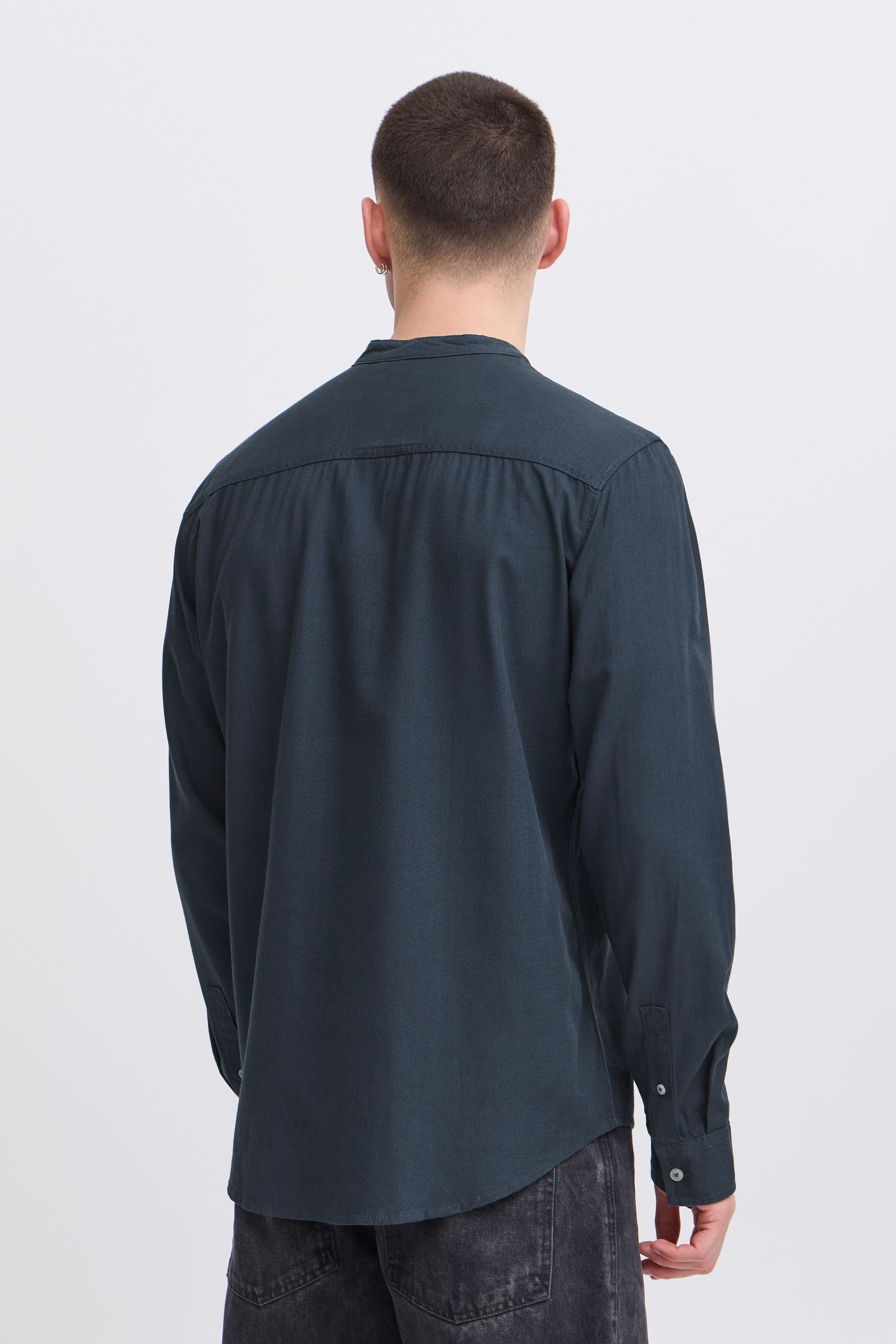 Blend Langarmhemd »Langarmhemd BHBobby Shirt mandarin«