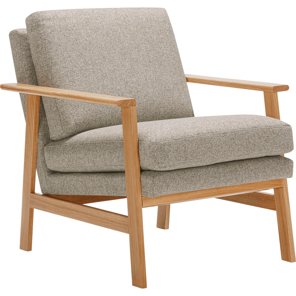 LOVI Sessel »Pepper«, mit massivem Eichengestell, neuer Klassiker mit zeitlosem Design