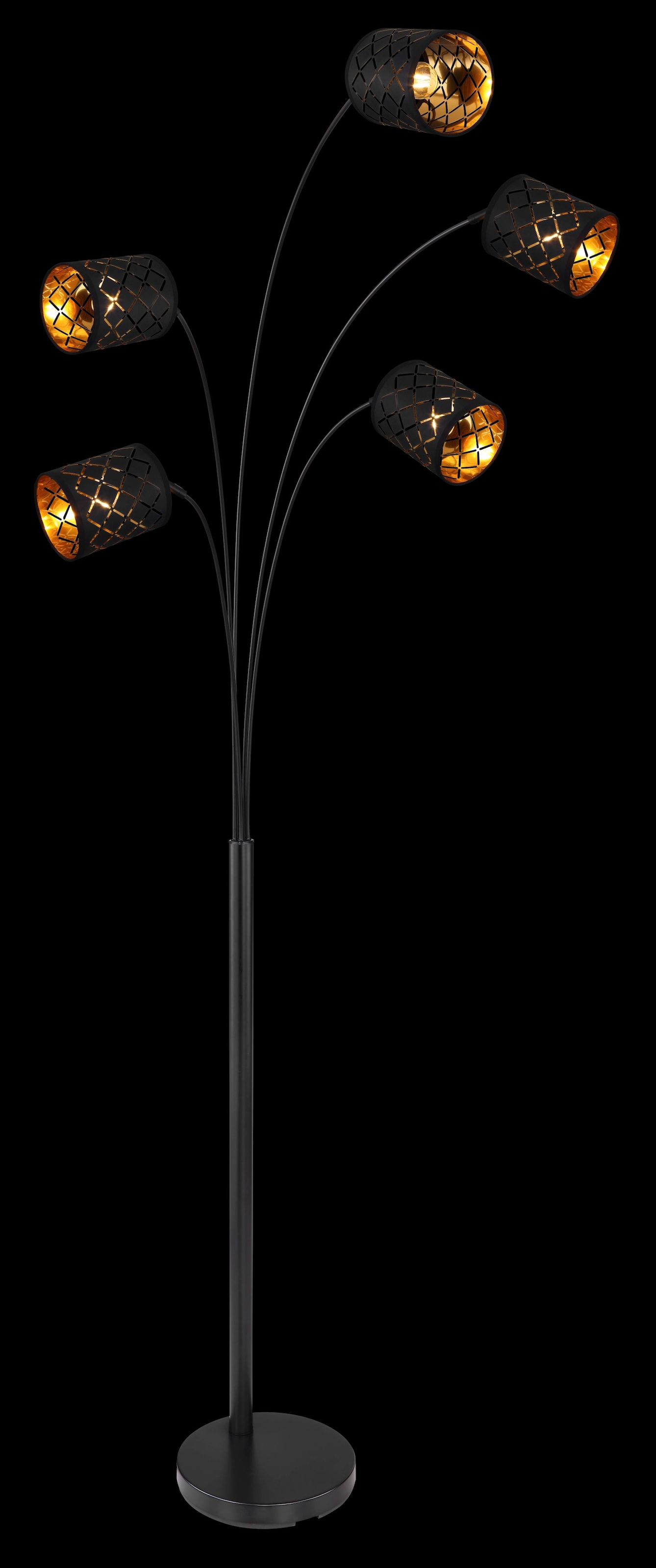 GLOBO LIGHTING Stehlampe »CLARKE«, Leuchtmittel E14 | ohne Leuchtmittel, 806lm Output