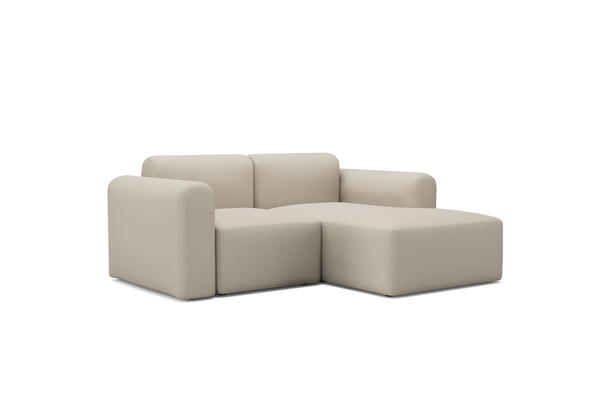 Tenksom Ecksofa »Rund, kompakte Relax-Ecke, für kleine Räume, hoher Sitzkomfort«, Bezüge wechselbar, Kaltschaum im Sitz, Nordic Swan Ecolabel