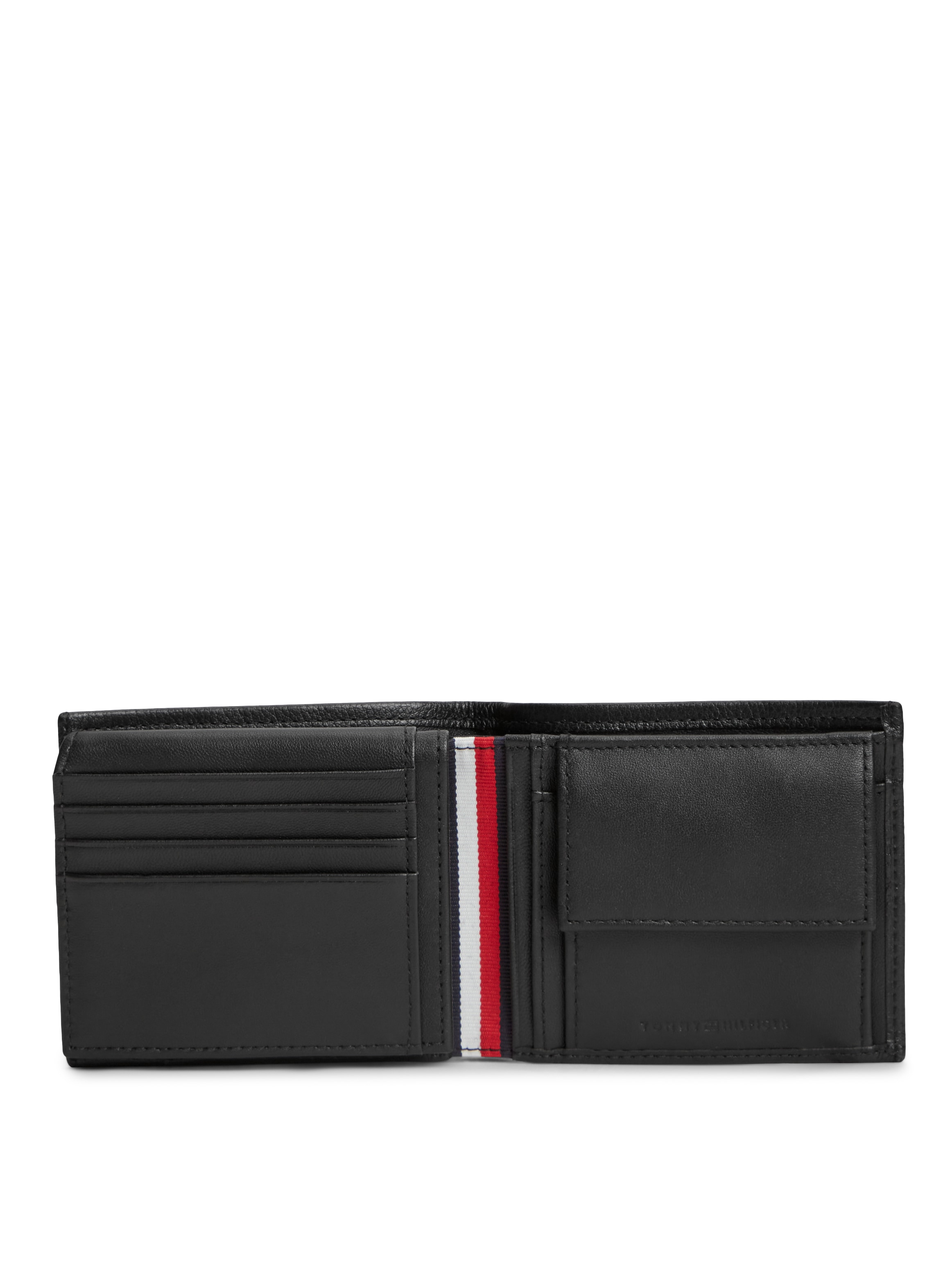 Tommy Hilfiger Geldbörse »TH CORP  CC FLAP AND COIN« Herren Geldbeutel, Portemonnaie mit Logoschriftzug