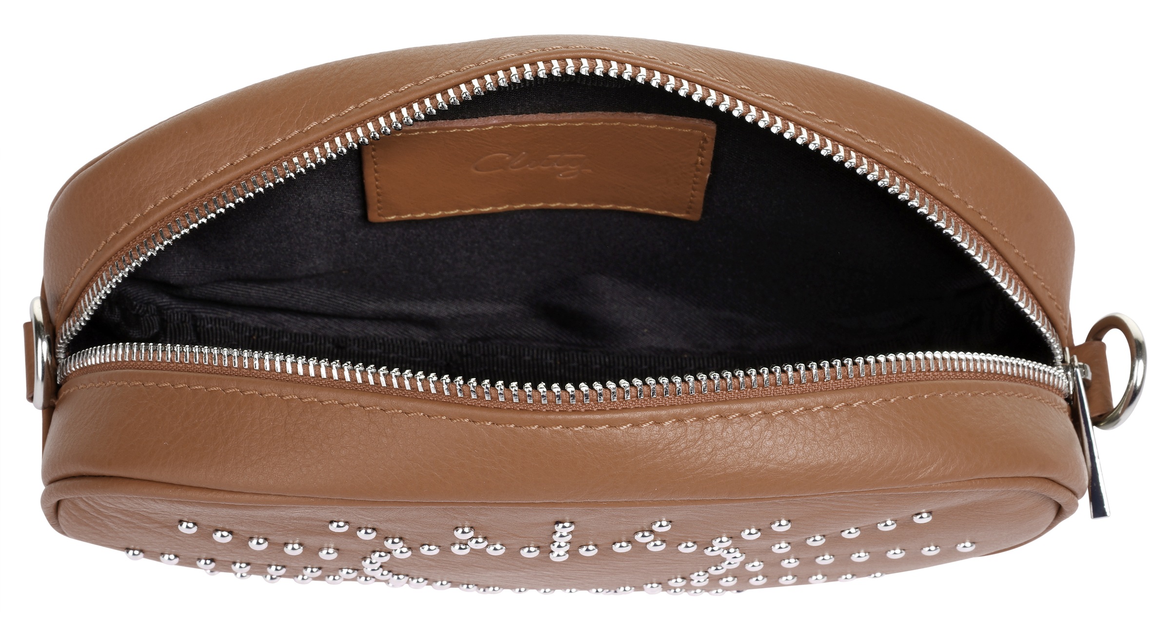 Cluty Gürteltasche, echt Leder, Made in Italy