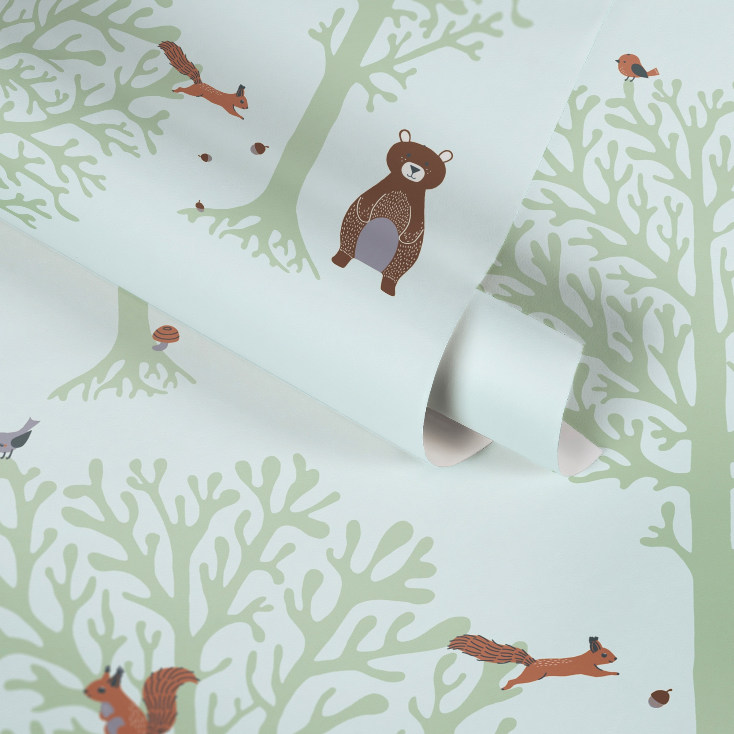 A.S. Création Vliestapete »Little Love«, Motiv-abstrakt-naturalistisch, Kindertapete Tapete Wald Tapeten Kinderzimmer Schlafzimmer Design Büro