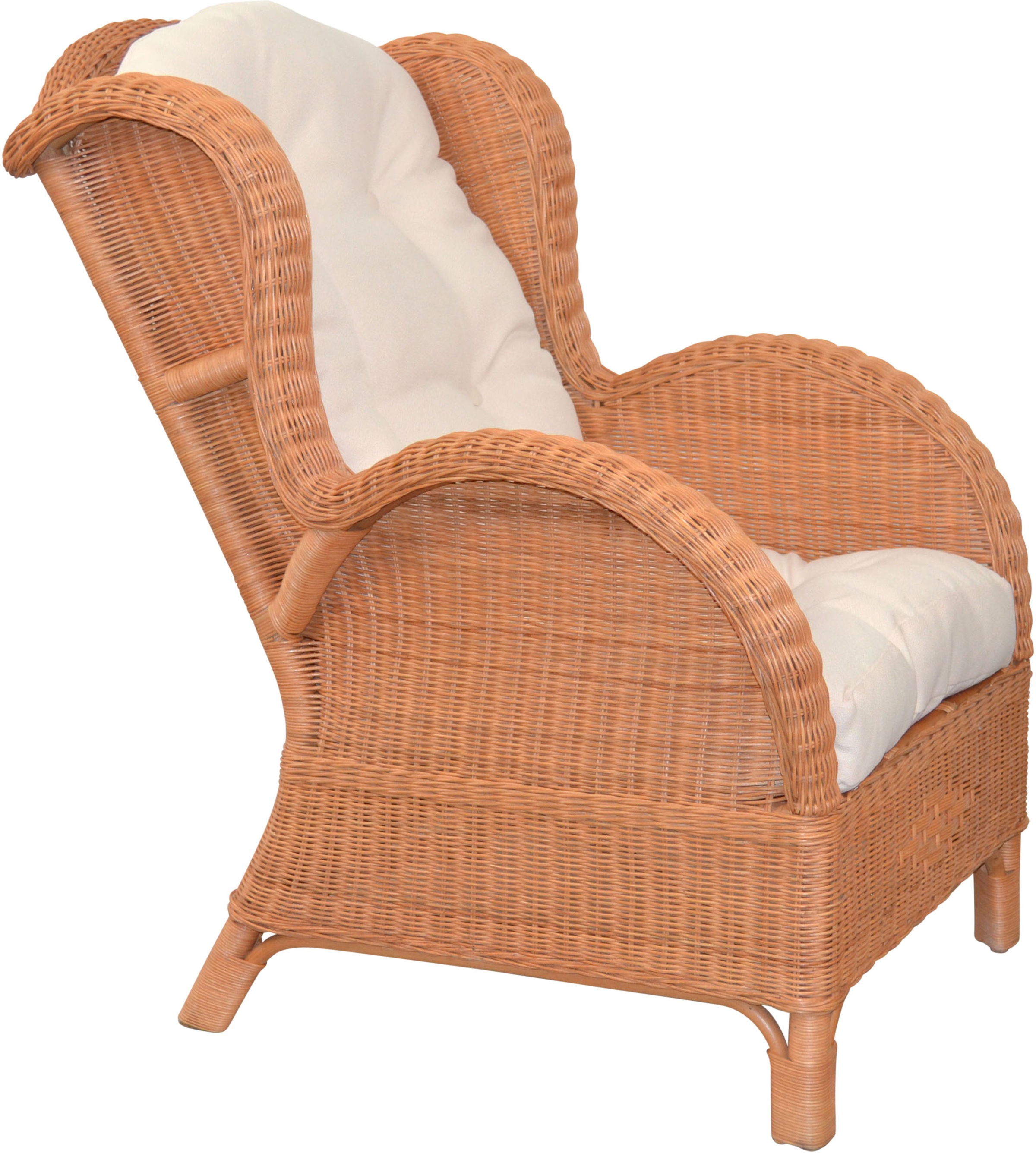 HOFMANN LIVING AND MORE Ohrensessel 1 Stk. tlg. Handgeflochten günstig online kaufen