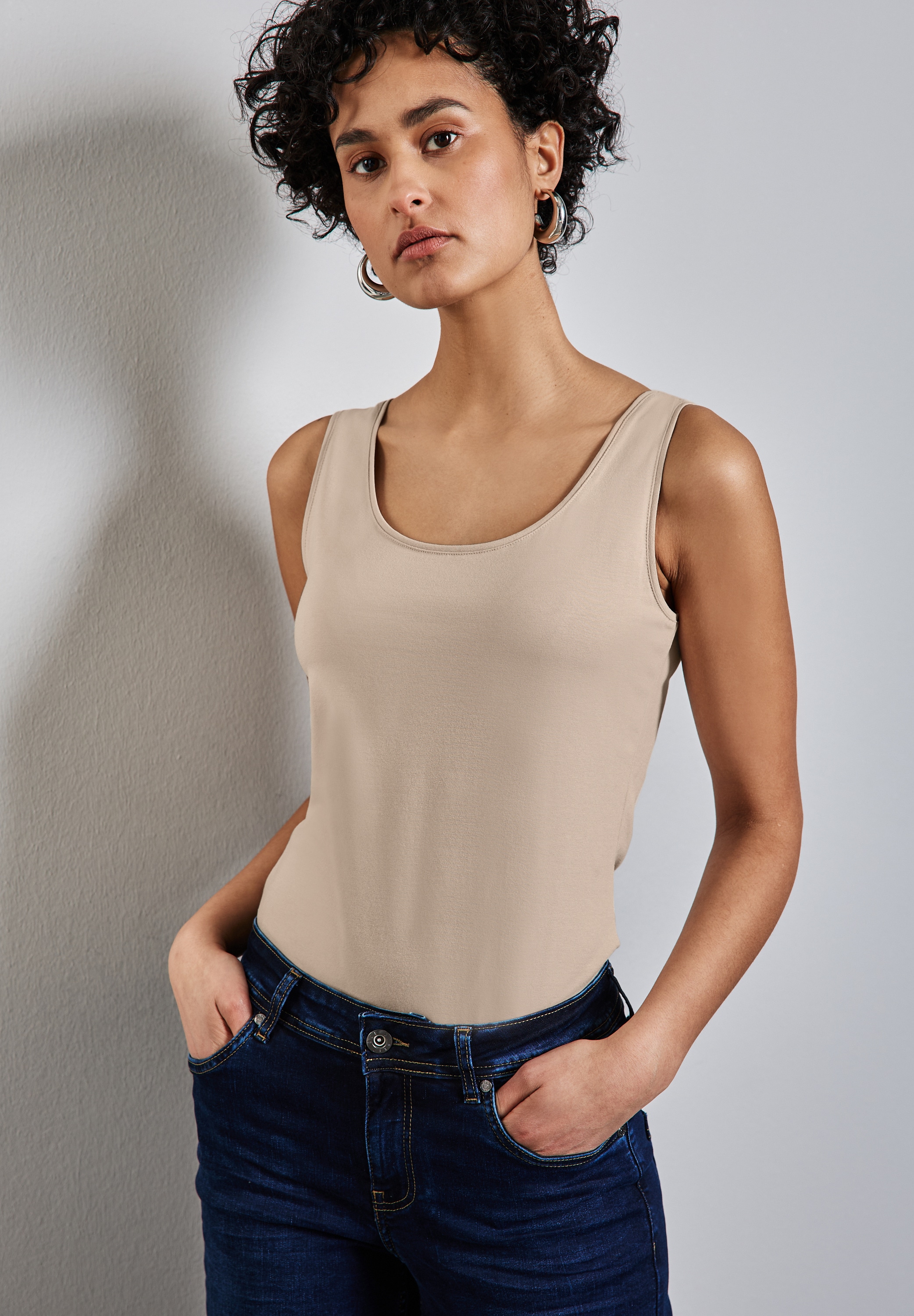 STREET ONE Tanktop "Style Anni" Sommer-Top mit Stretch