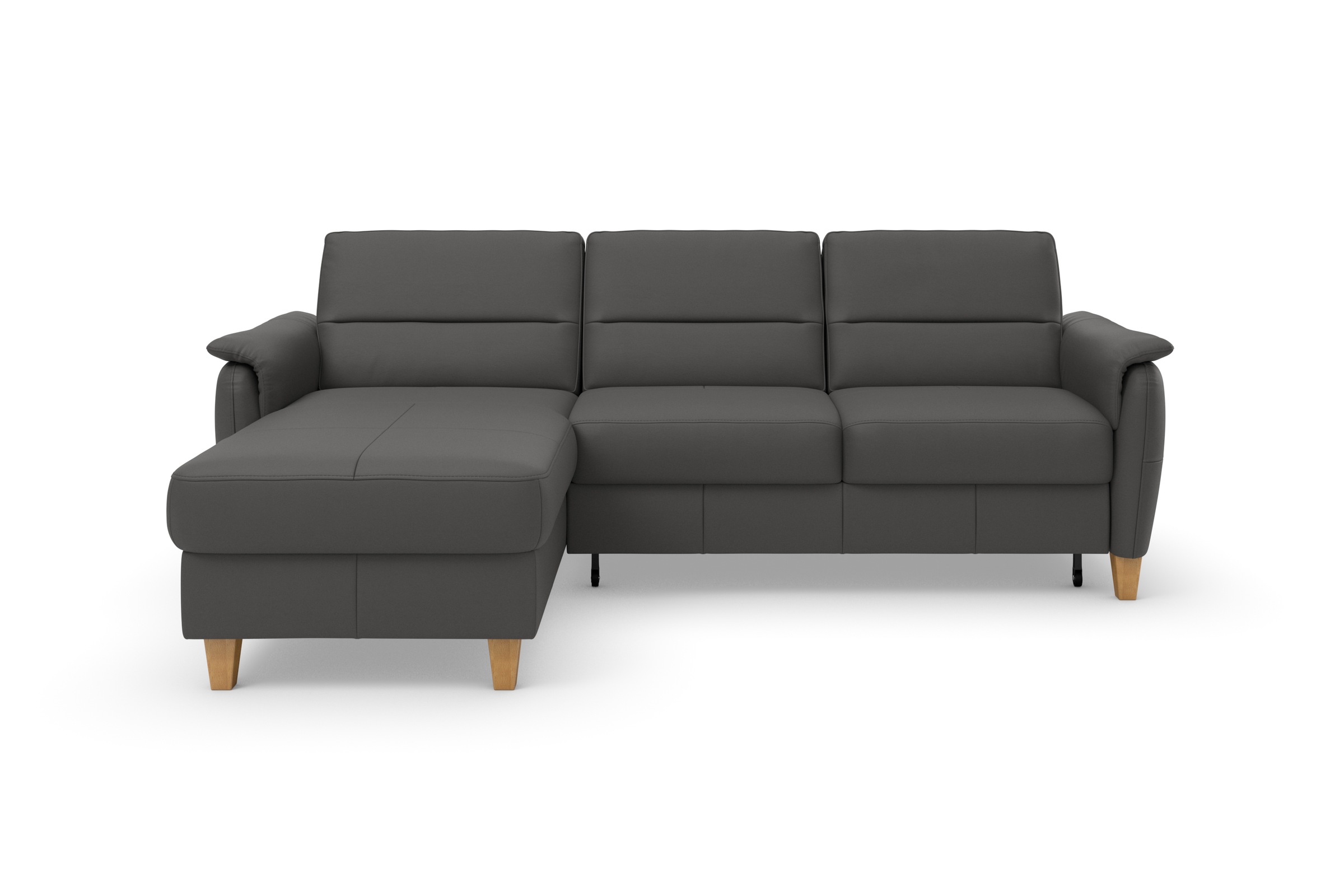 Home affaire Ecksofa "Palmera L-Form", Federkern, wahlweise mit Bettfunktio günstig online kaufen