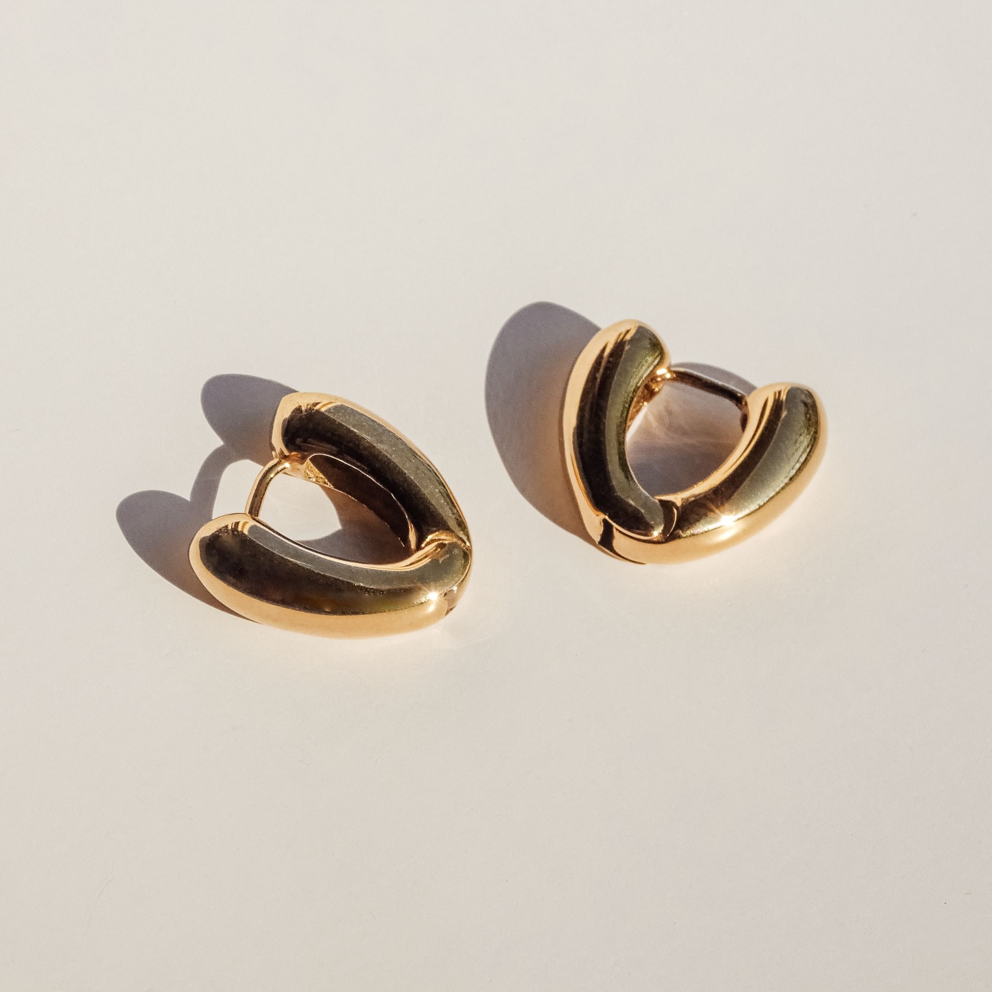 Echtzeit Paar Creolen »Schmuck Geschenk Edelstahl Ohrringe The Modern Basic«