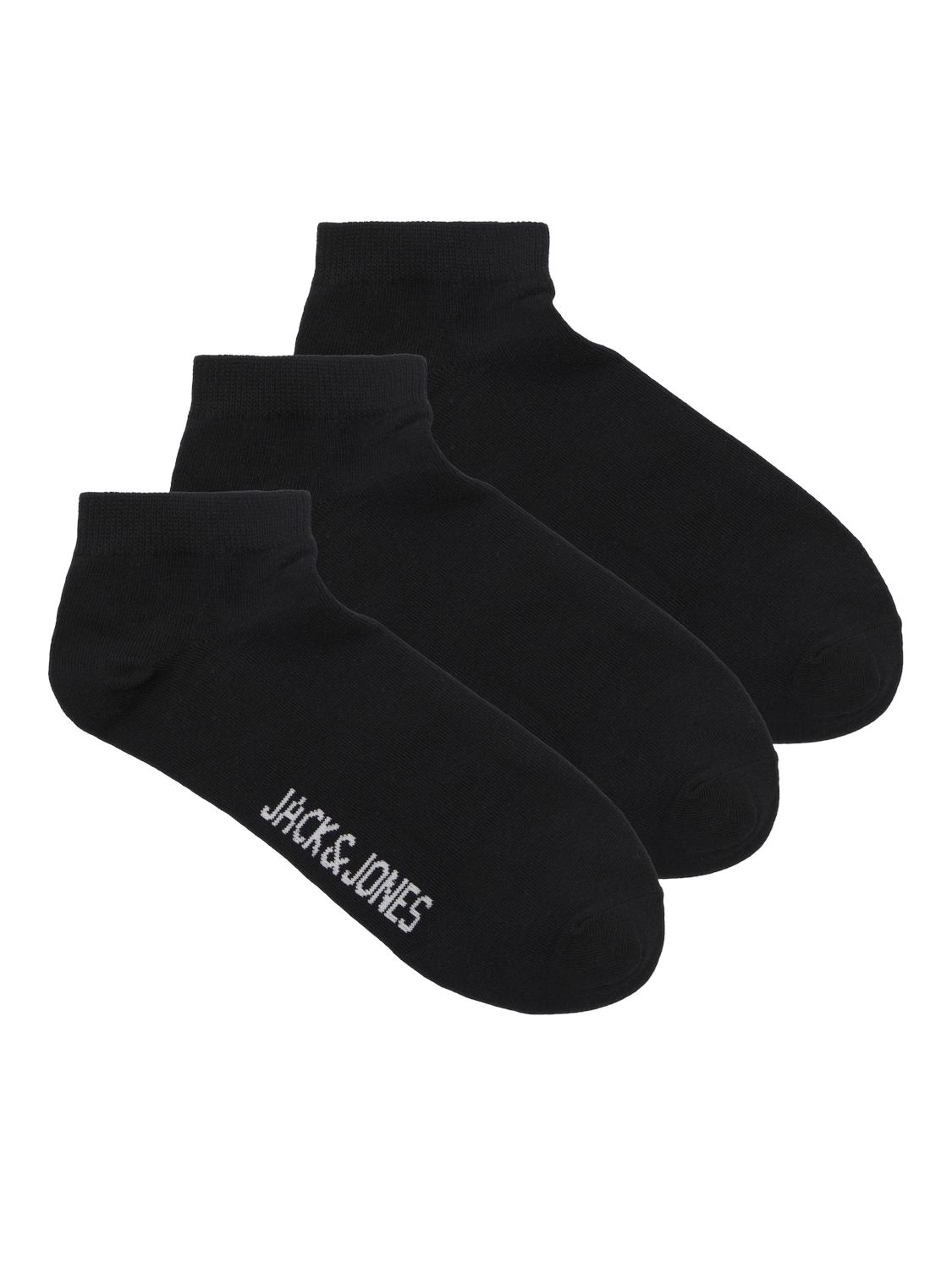 Jack & Jones Sneakersocken "Jaclouis – Sockenpackung Mit Stretch-Anteil, Einheitsgröße" Packung, 3 Paar Tlg. Unifarben, Casual