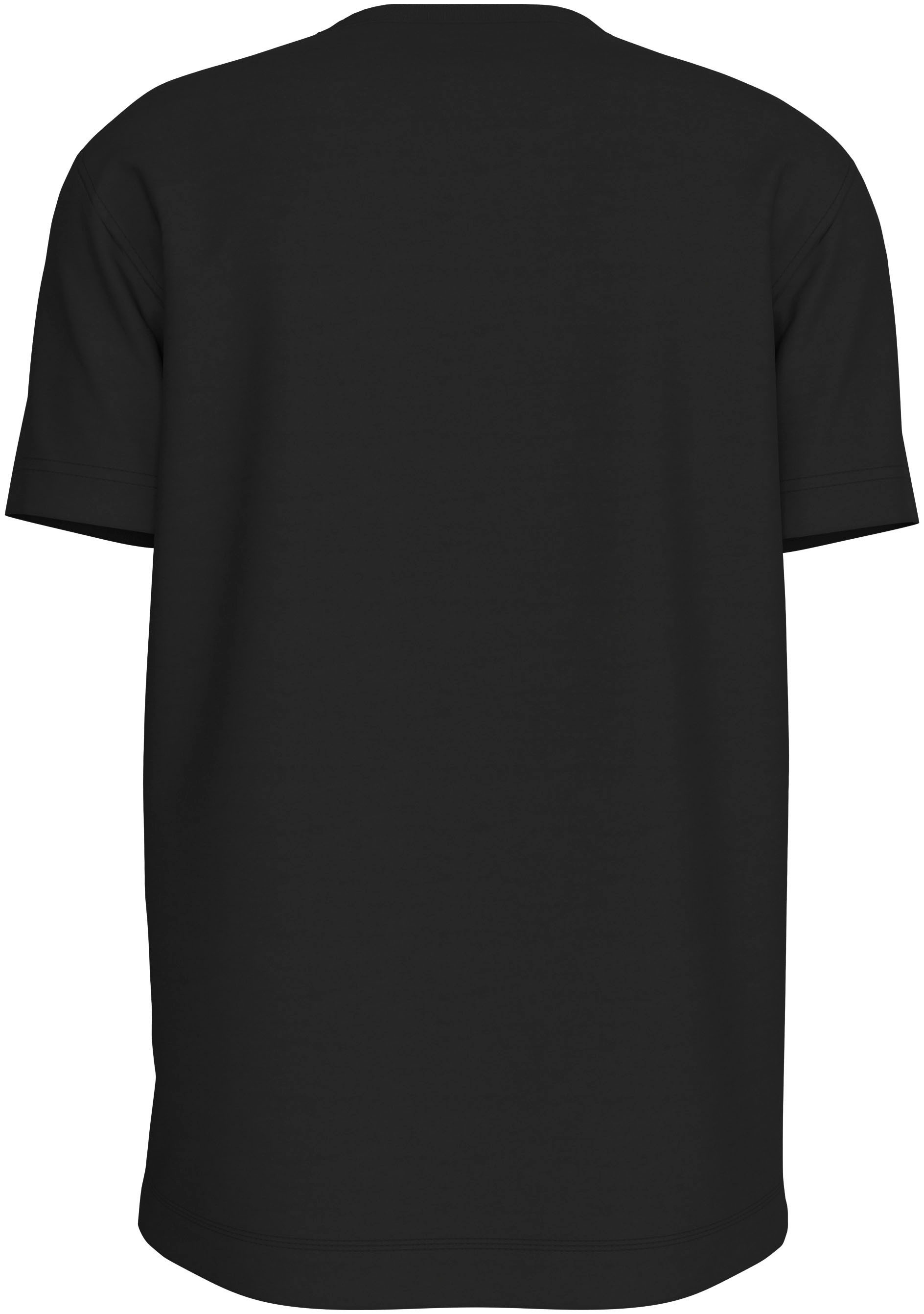 Calvin Klein Jeans Rundhalsshirt »WOVEN LABEL REGULAR TEE«, Logostickerei