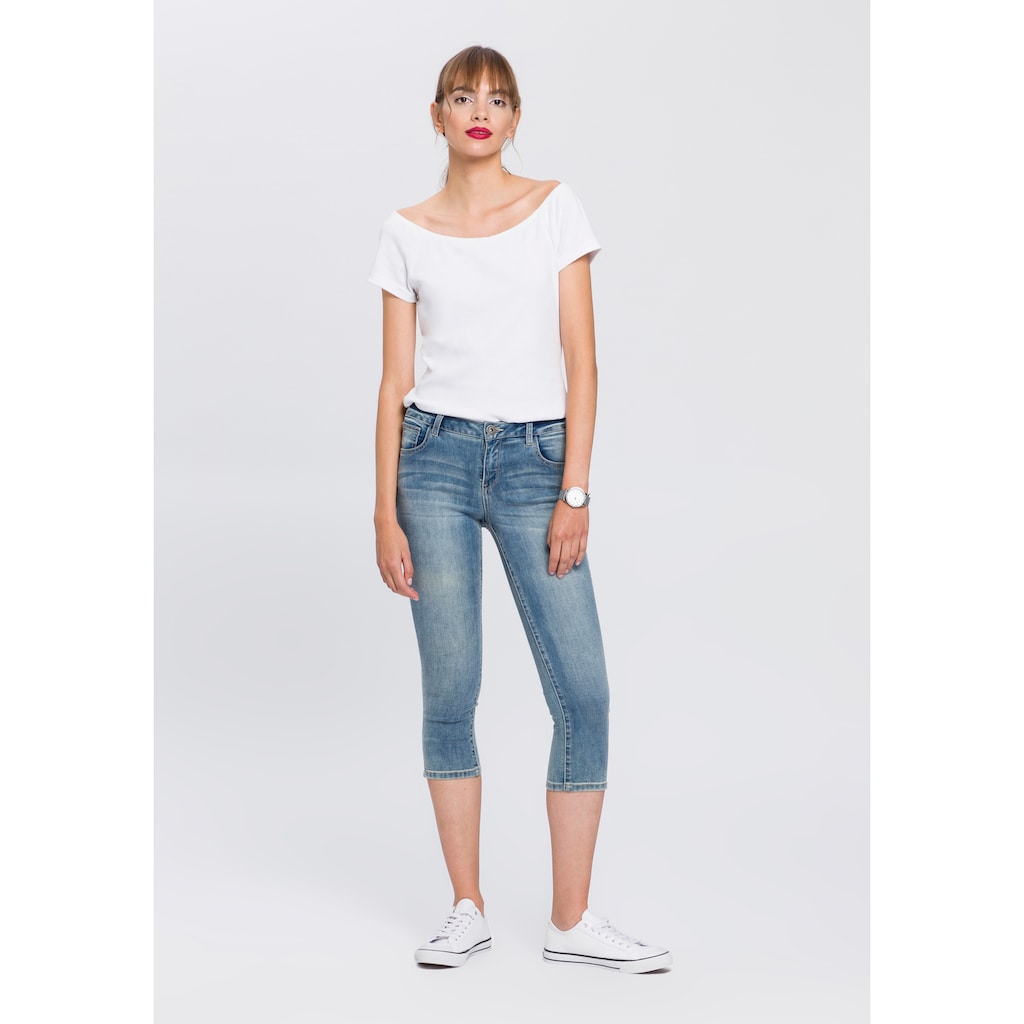 Arizona Caprijeans »Ultra-Stretch«, Mid-Waist