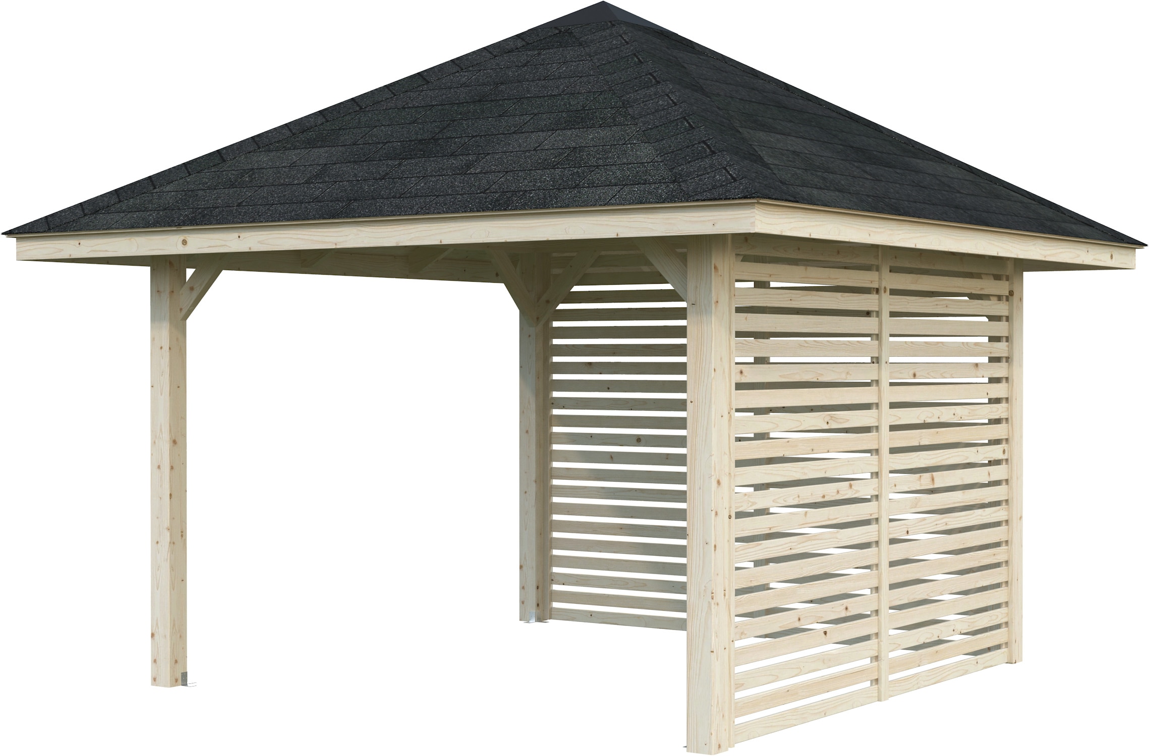 Palmako Holzpavillon »Bianca 8,3 m² Set 102« BxTxH: 384x384x319 cm