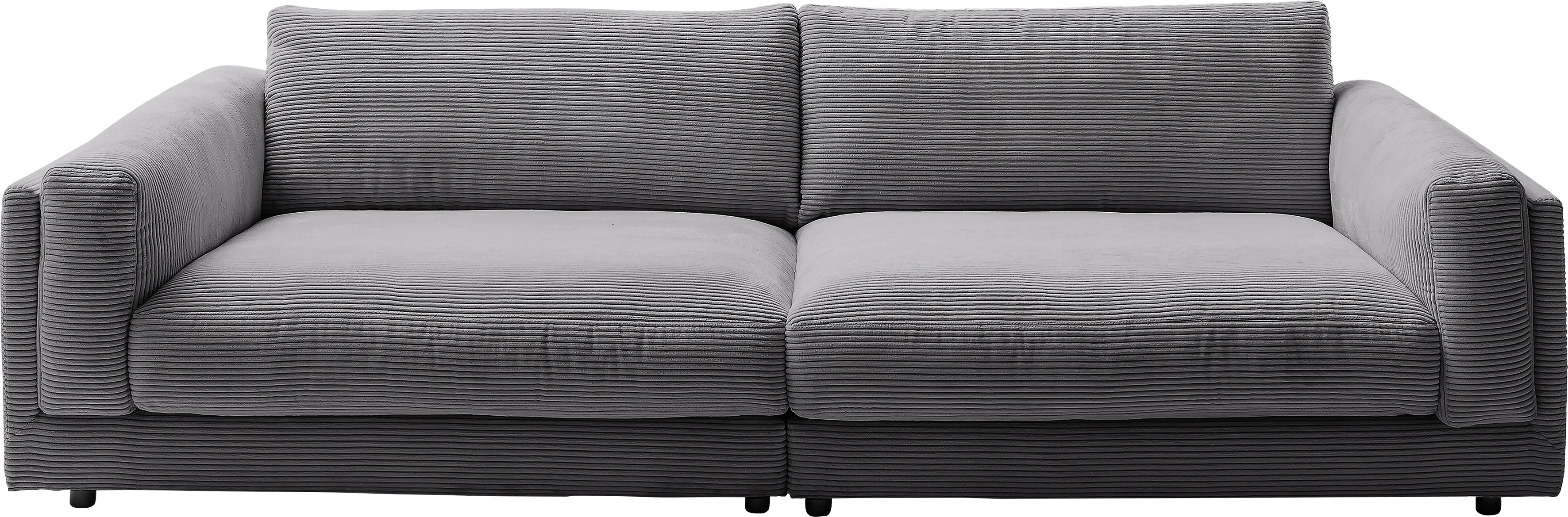 3C Candy Big-Sofa "Karalis mit extra großer Sitztiefe, elegantes Mega Sofa zum Relaxen," auch in Cord- oder Leder-Bezug, lose Kissen, loungige Bequemlichkeit