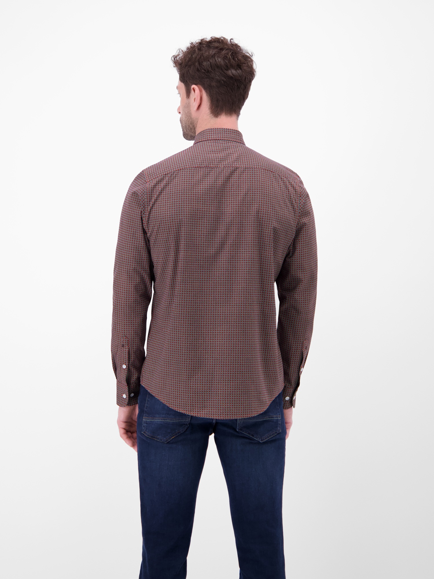 Thumbnail - LERROS Langarmhemd "LERROS Langarmhemd mit Karomuster aus 100% Baumwolle"