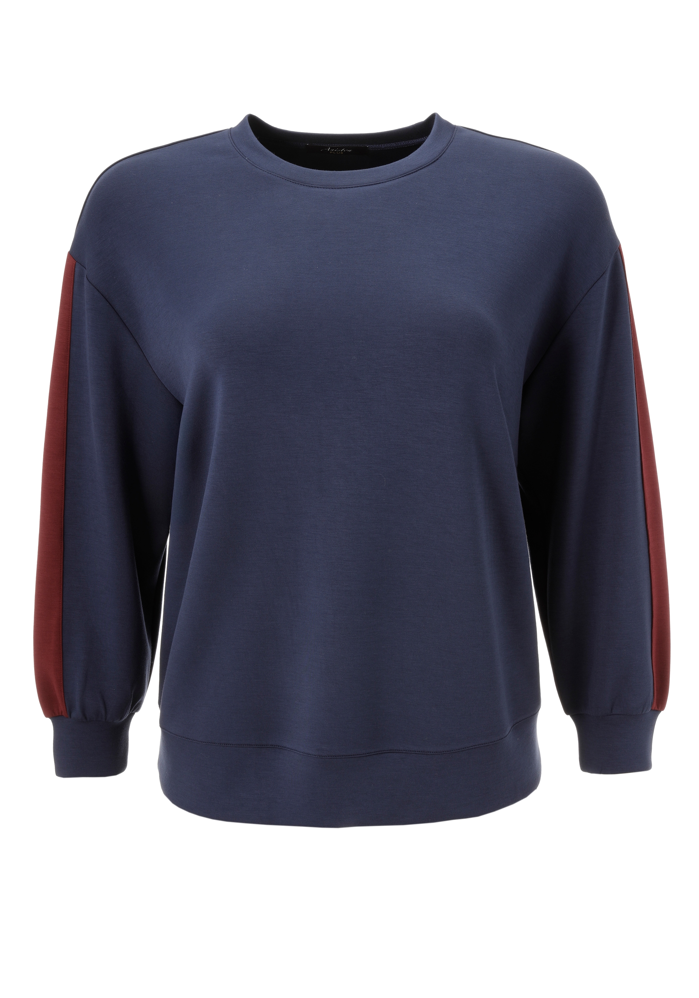 Aniston PLUS Sweatshirt, mit trendigen Seitenstreifen - NEUE KOLLEKTION