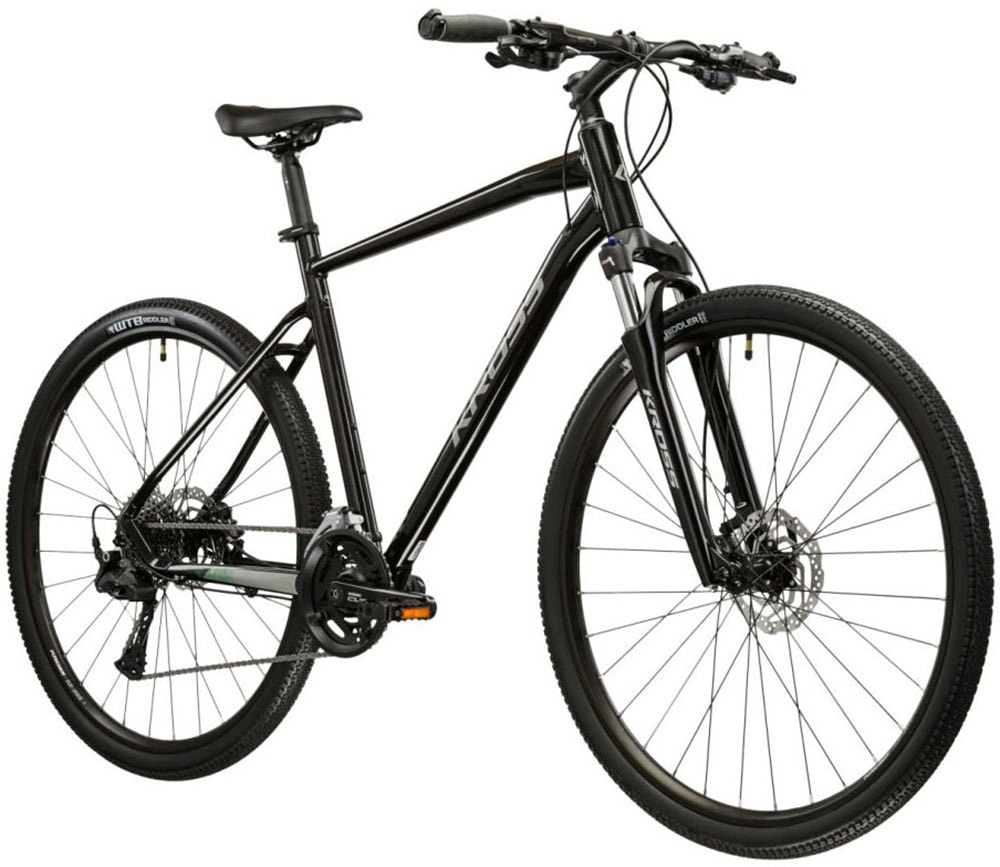 Kross Crossrad »Crossrad Damen 28" Evado 7.0 schwarz 20 Gänge« 20 Gang Shimano CUES U6020 Schaltwerk Kettenschaltung