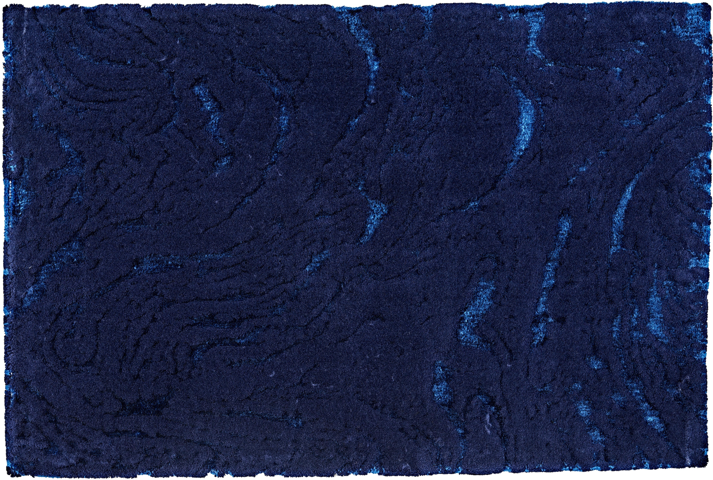 Kleine Wolke Badematte »Everglades«, rutschhemmend beschichtet, fußbodenheizungsgeeignet, Badteppich, modernes Design, Hoch-Tief Effekt, aus Baumwolle & Viskose