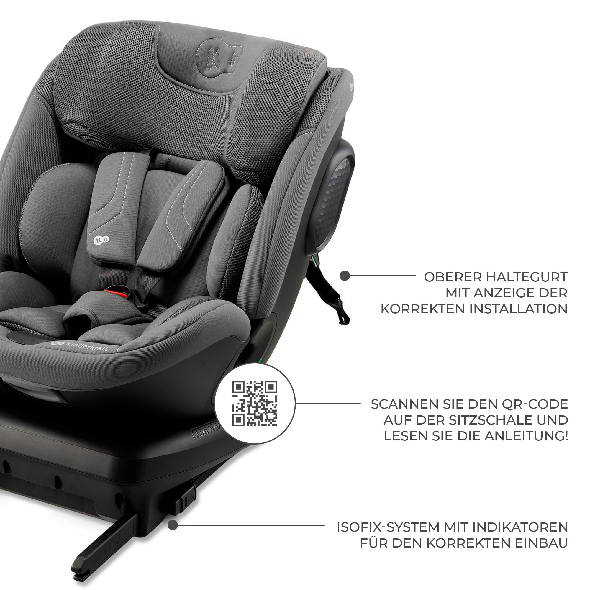 Kinderkraft Autokindersitz »XPEDITION 3 i-Size«, 360° – drehbarer Kindersitz