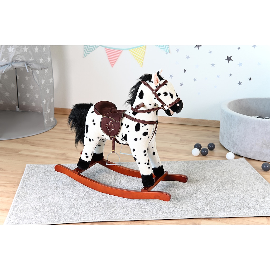 Knorrtoys® Schaukelpferd »Appaloosa«, mit Soundfunktion